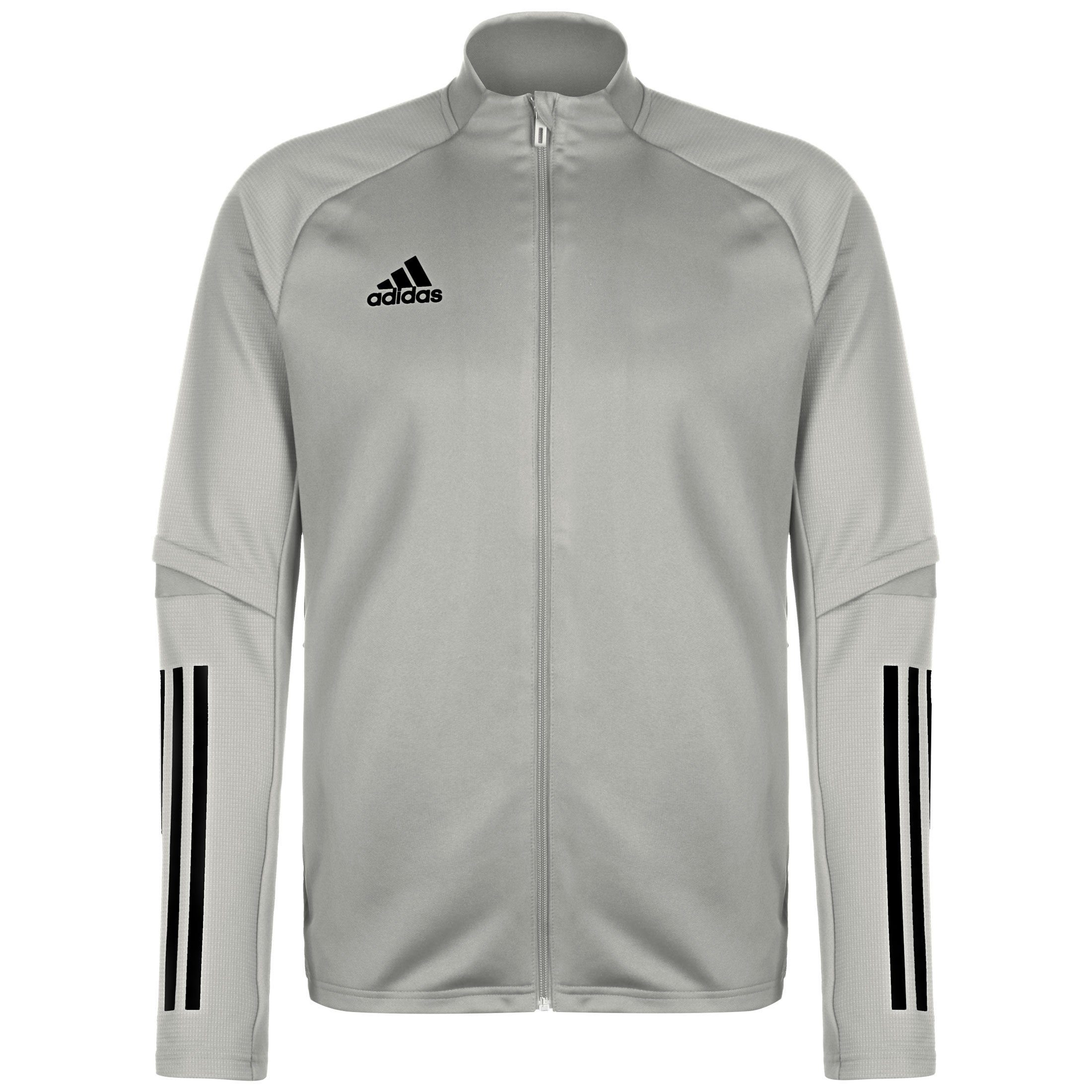 Performance Herren / Sweatjacke Trainingsjacke grau schwarz Condivo adidas 20