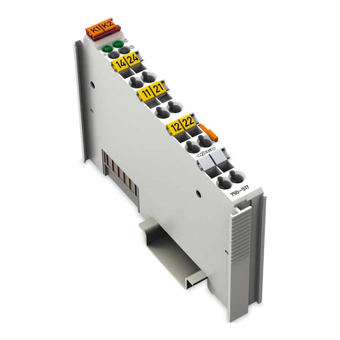 WAGO WAGO GmbH& Co. KG Relaisausgangsklemme 2-Kan. 230VAC 300VDC 750-517 Smart-Home-Steuerelement