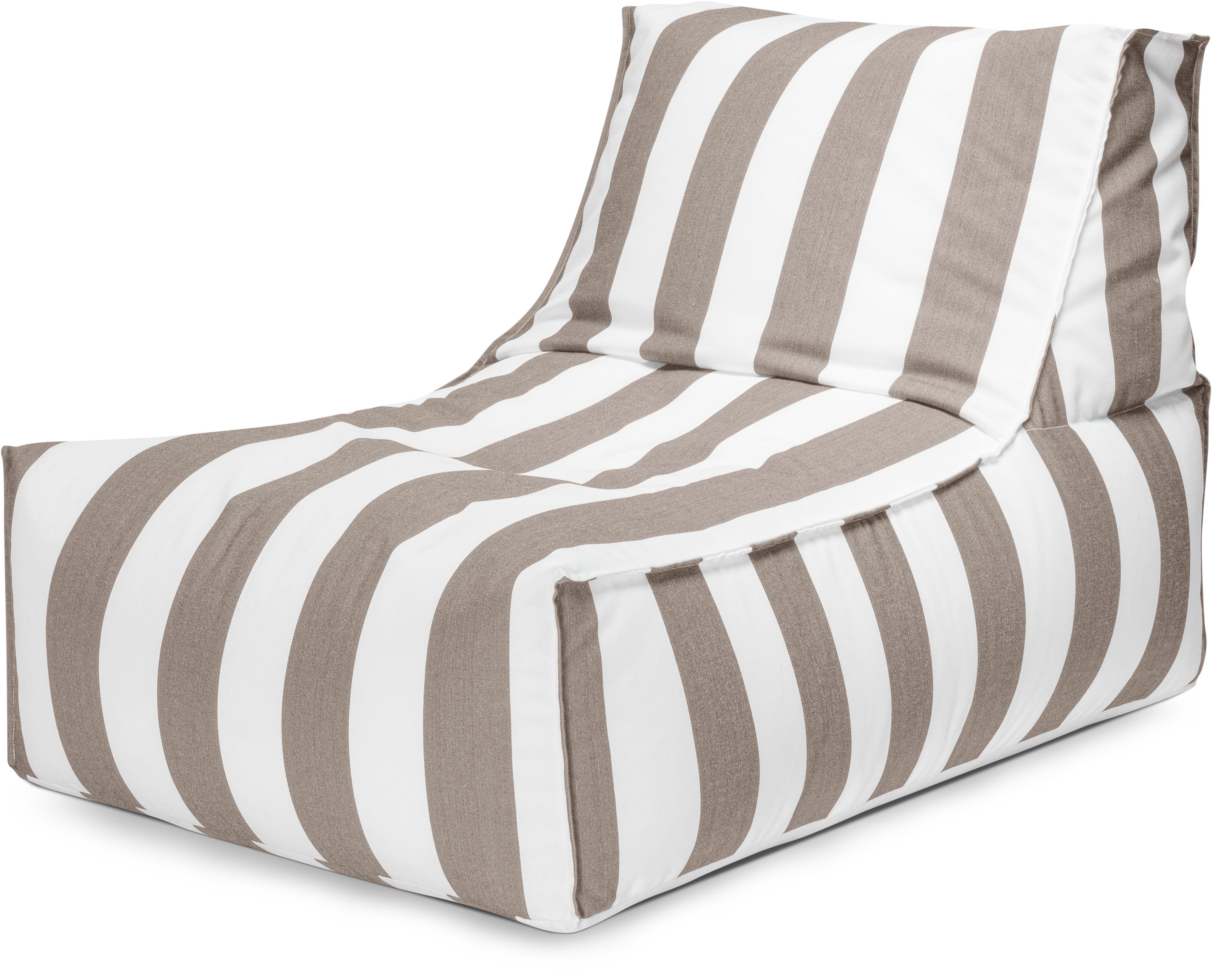 Sitting Point Sessel Santorin Rock 280 l Taupe Streifen-Muster günstig online kaufen
