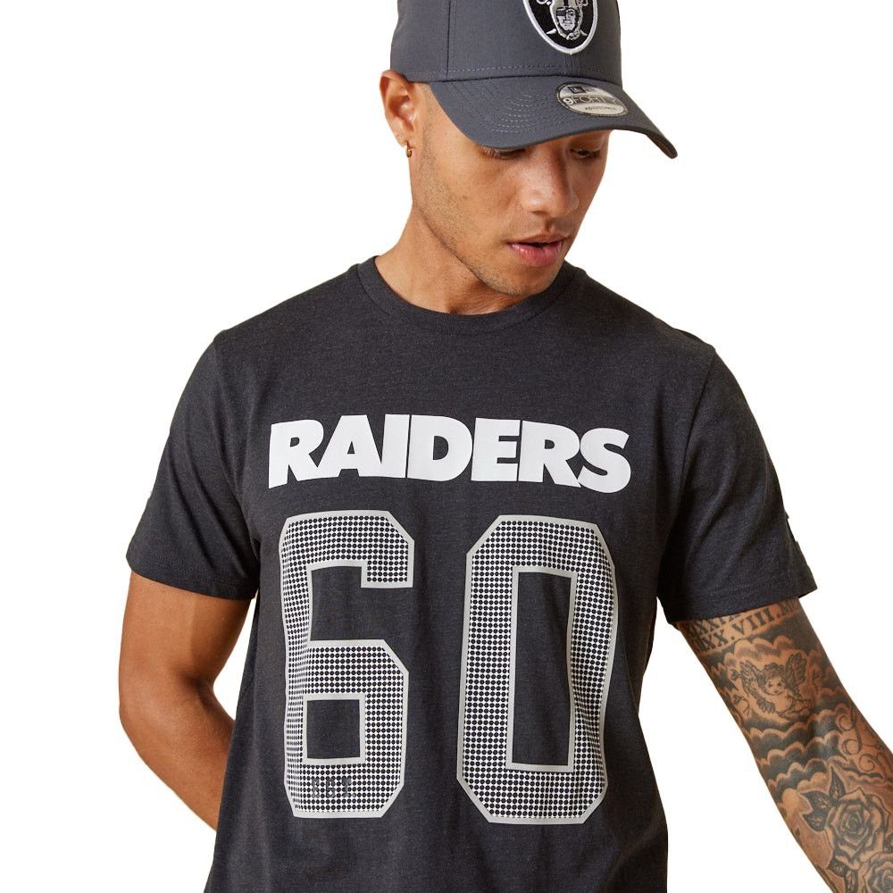 Era New Era VEGAS RAIDERS Print-Shirt New Tee NEU/OVP T-Shirt Jersey LAS Detail NFL