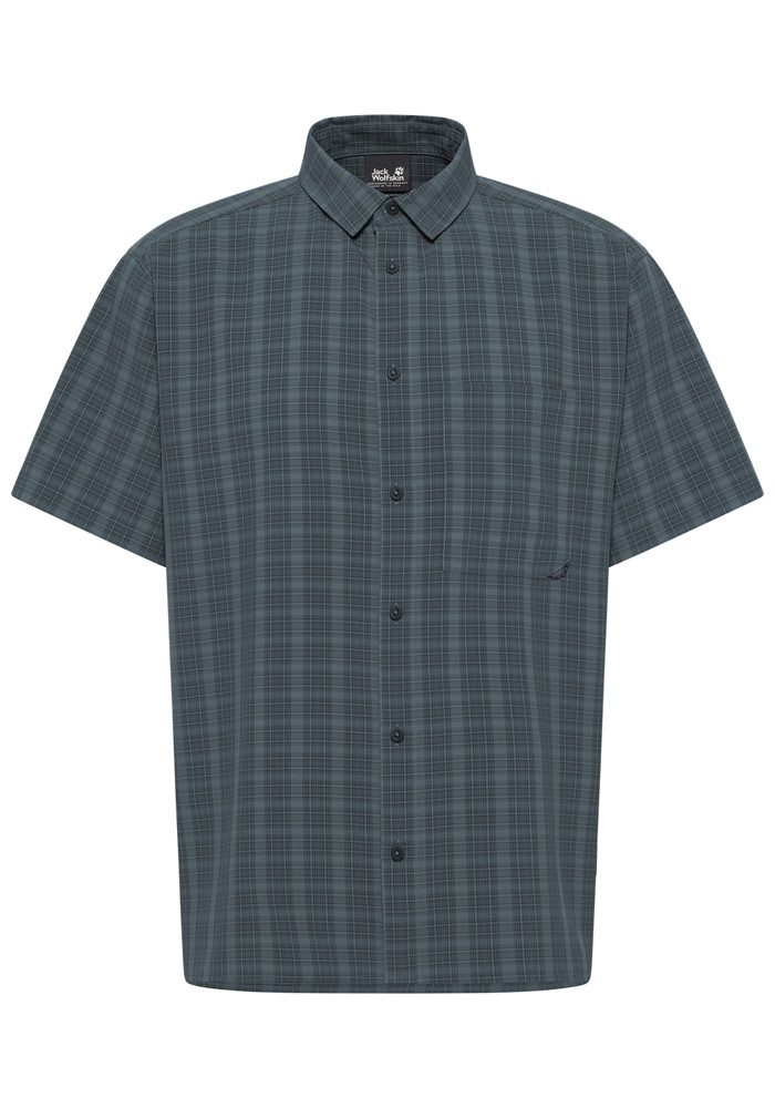 Jack Wolfskin Funktionshemd MESETA SHIRT M mit zwei Brusttaschen, schnell trocknend, atmungsaktiv – Bild 3 von 5