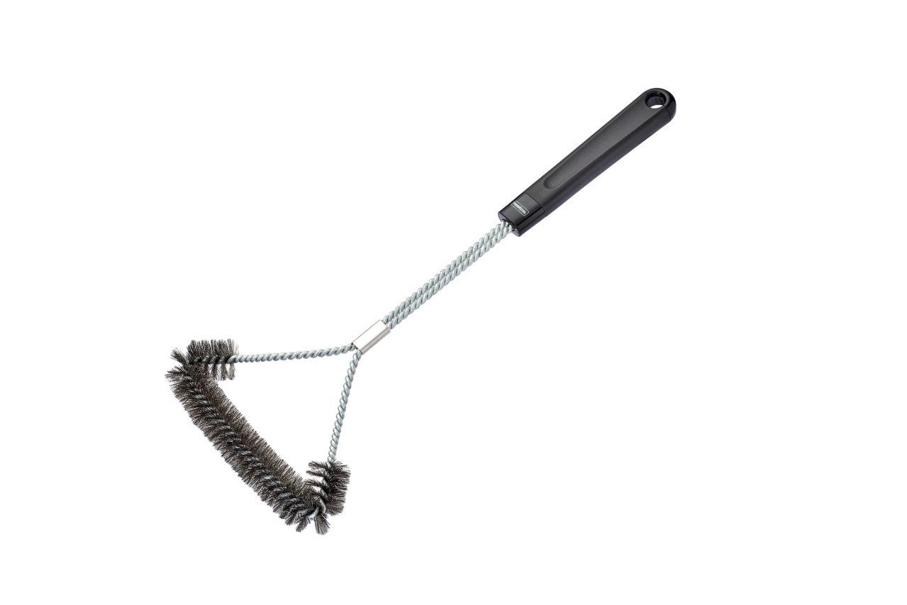Primaster Primaster Grillbürste dreiseitig Stahl 42 cm Grillreiniger