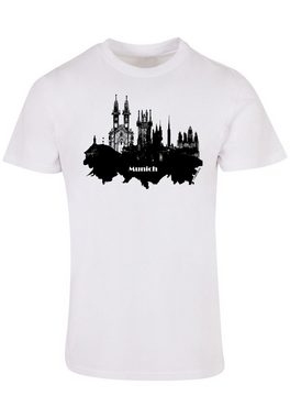 F4NT4STIC T-Shirt Cities Collection - Munich skyline Print