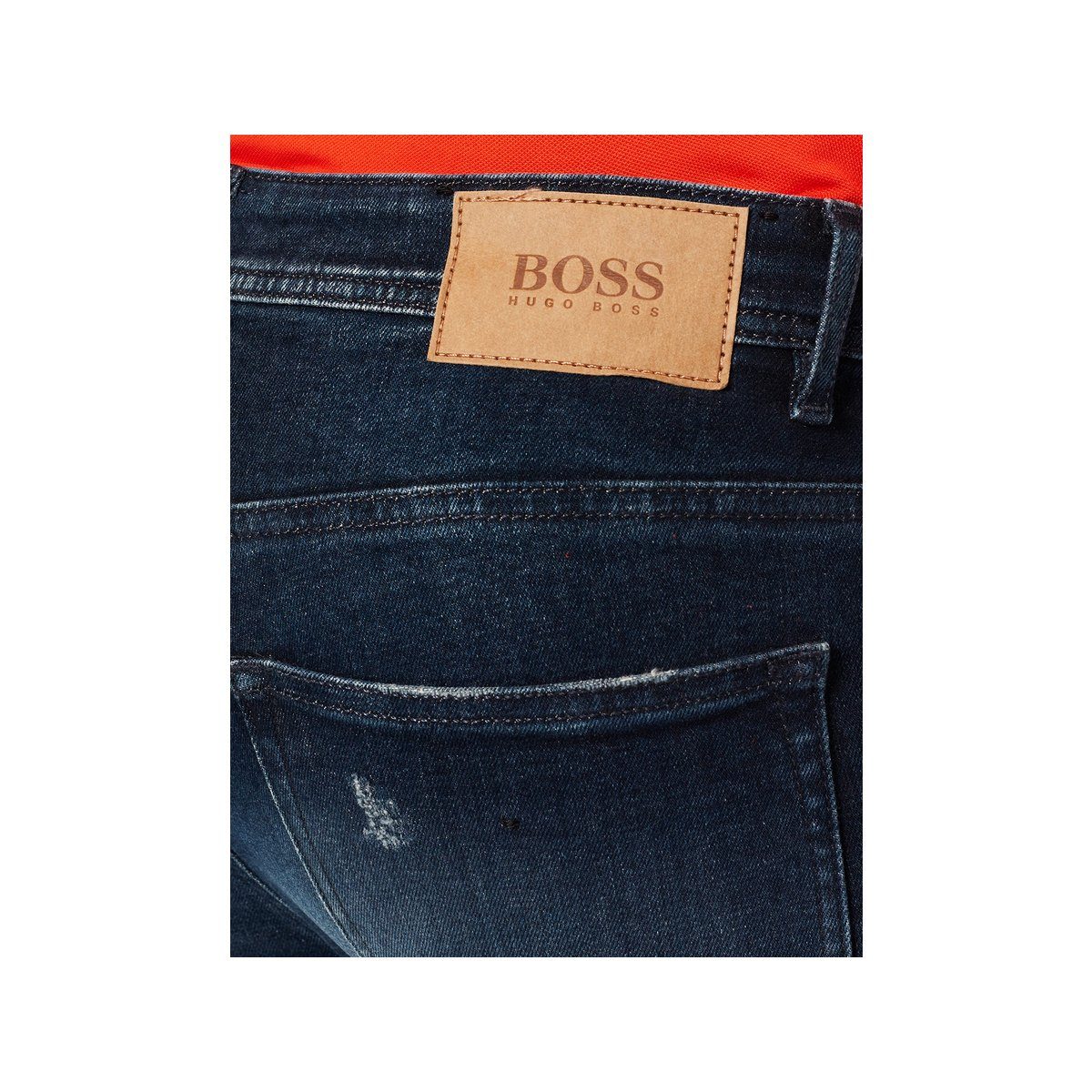 marineblau HUGO 5-Pocket-Jeans (1-tlg)