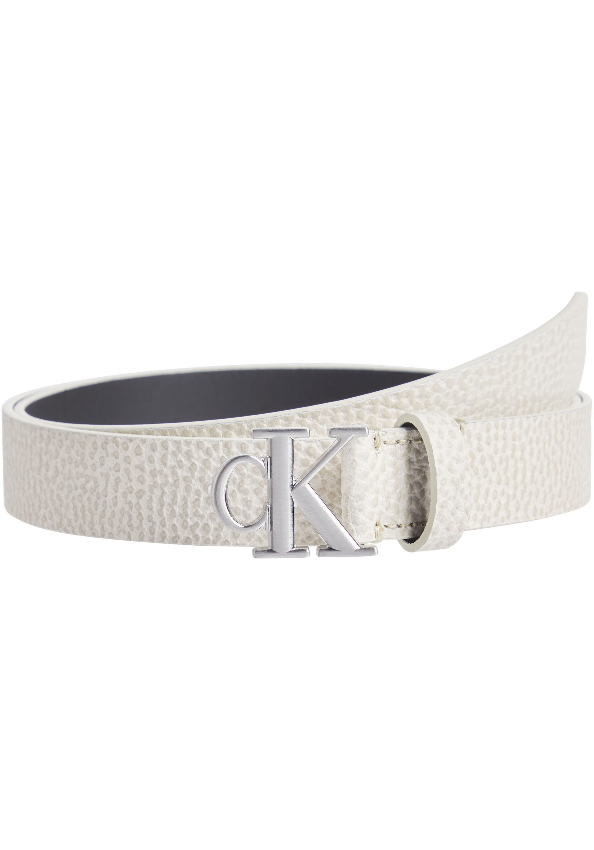 Calvin Klein Jeans Ledergürtel MONO PLAQUE LTHR BELT 25MM PB mit Logoschnalle