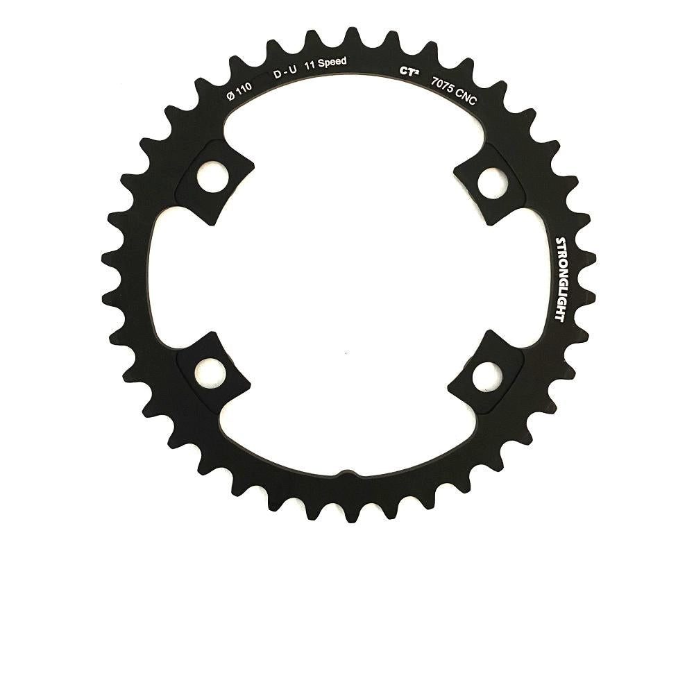 Kettenschaltung Stronglight Kettenblatt Shimano 11s 38t D110mm schwarz CT2