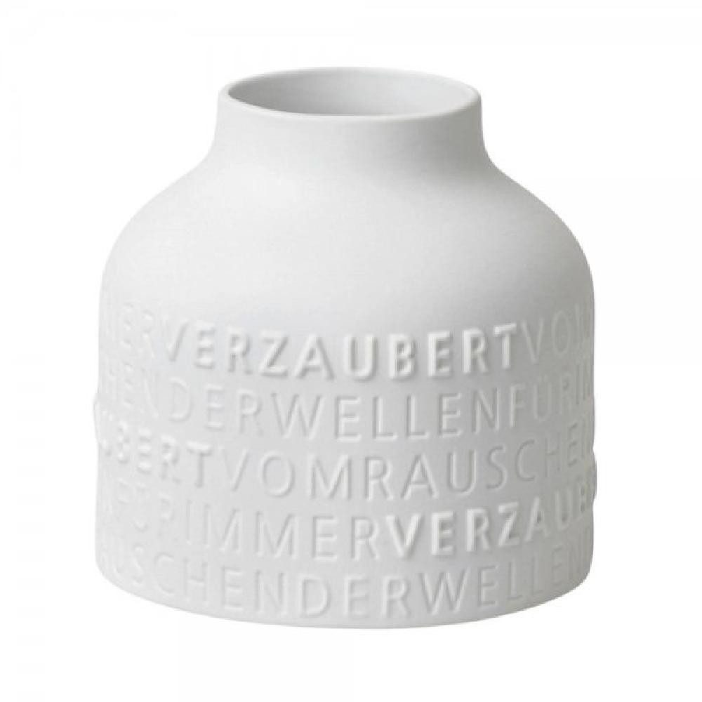 Räder Dekovase Design Vase Living Für immer verzaubert Weiß (17cm)