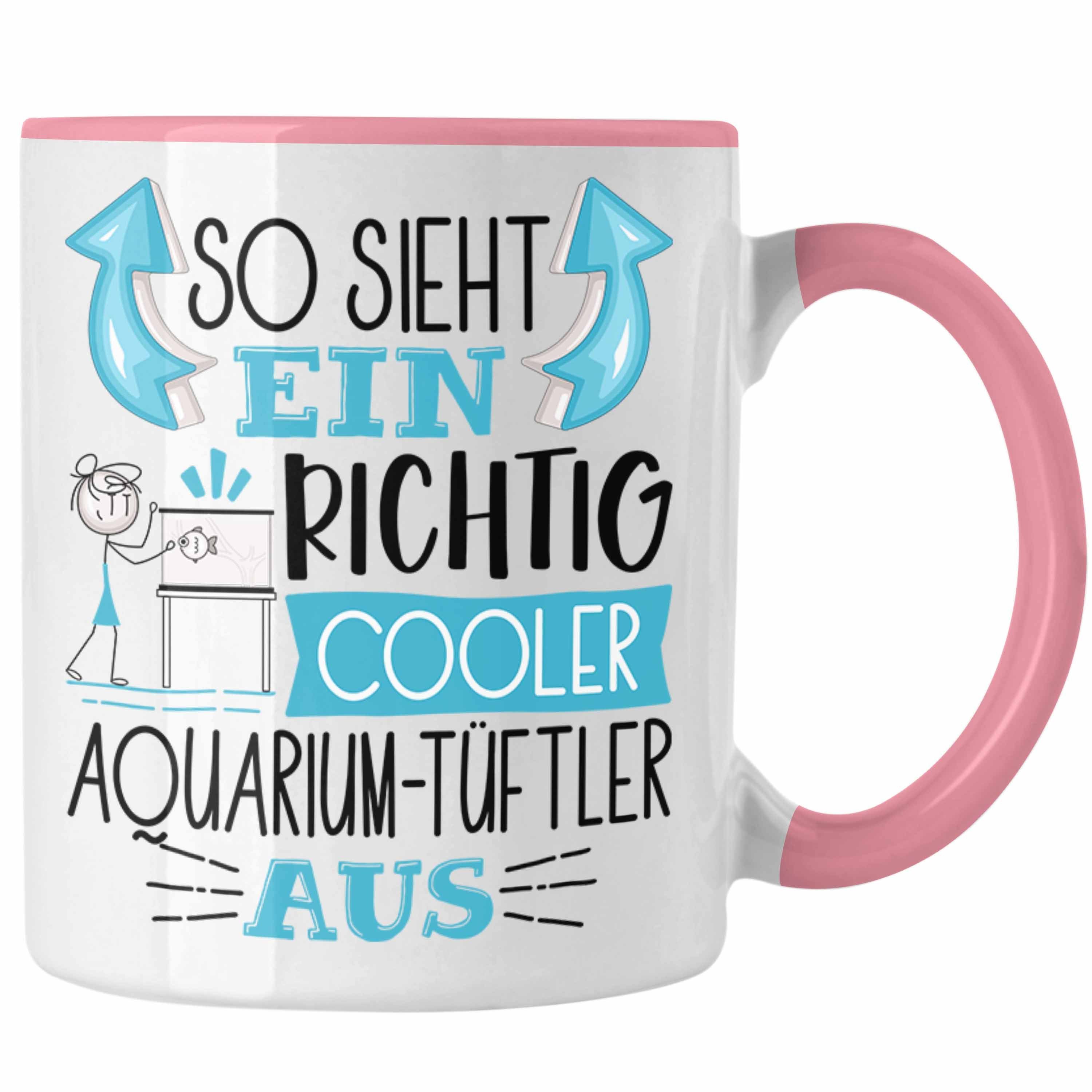 Cooler Aquarium-Tüftler Ein Sieht Trendation So Tasse Au Rosa Aquarium-Tüftler Richtig Tasse