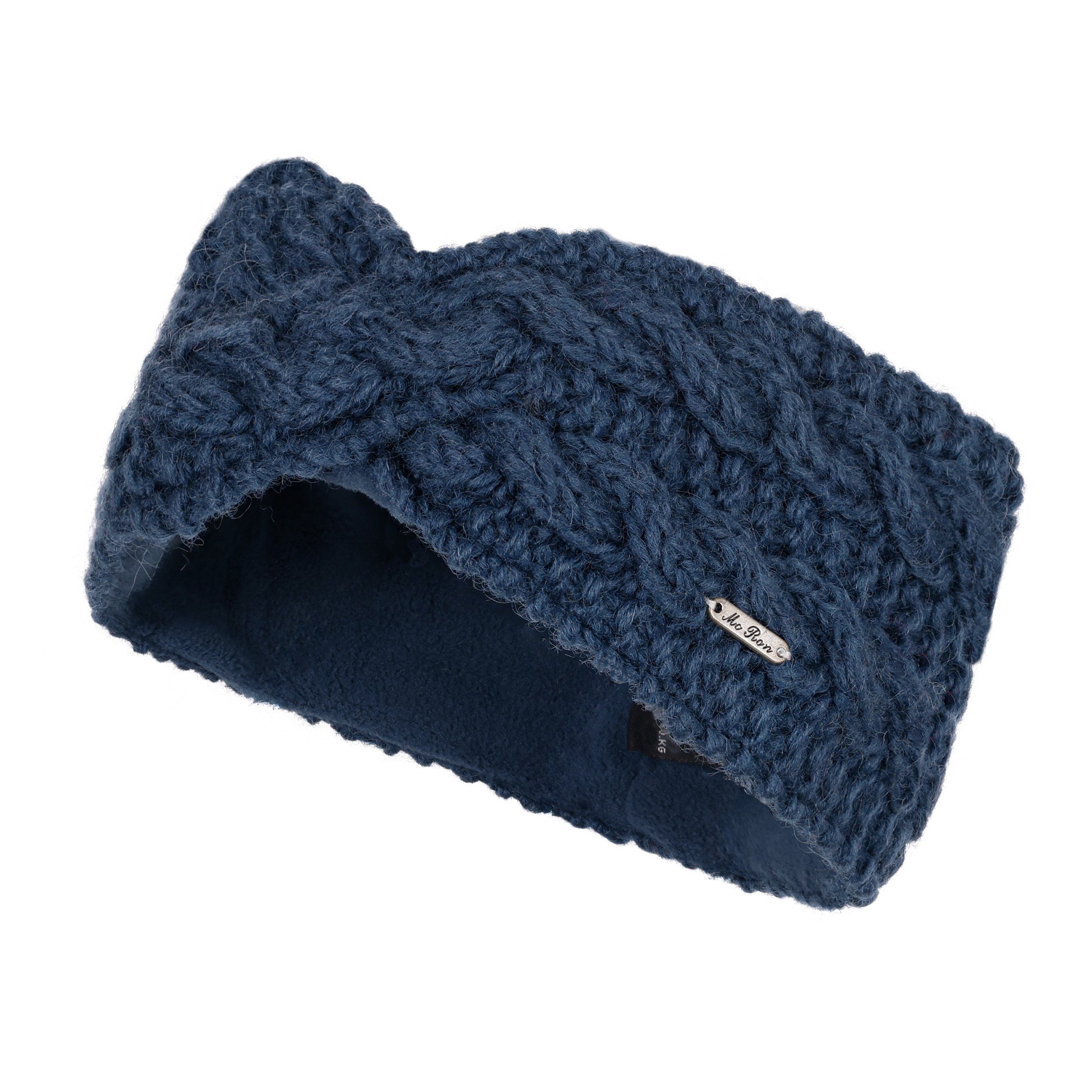 McRon Stirnband Modell Indra im Twist, komplett mit Fleece gefüttert