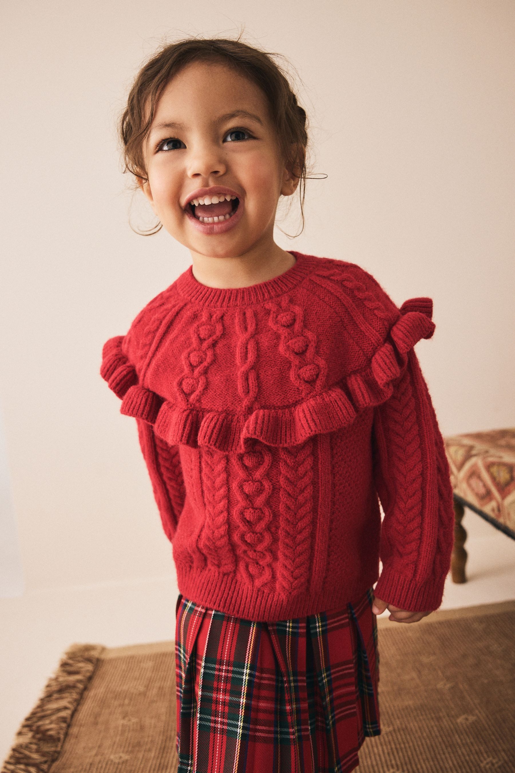 Next Strickpullover Pullover mit Zopfmuster (1-tlg)