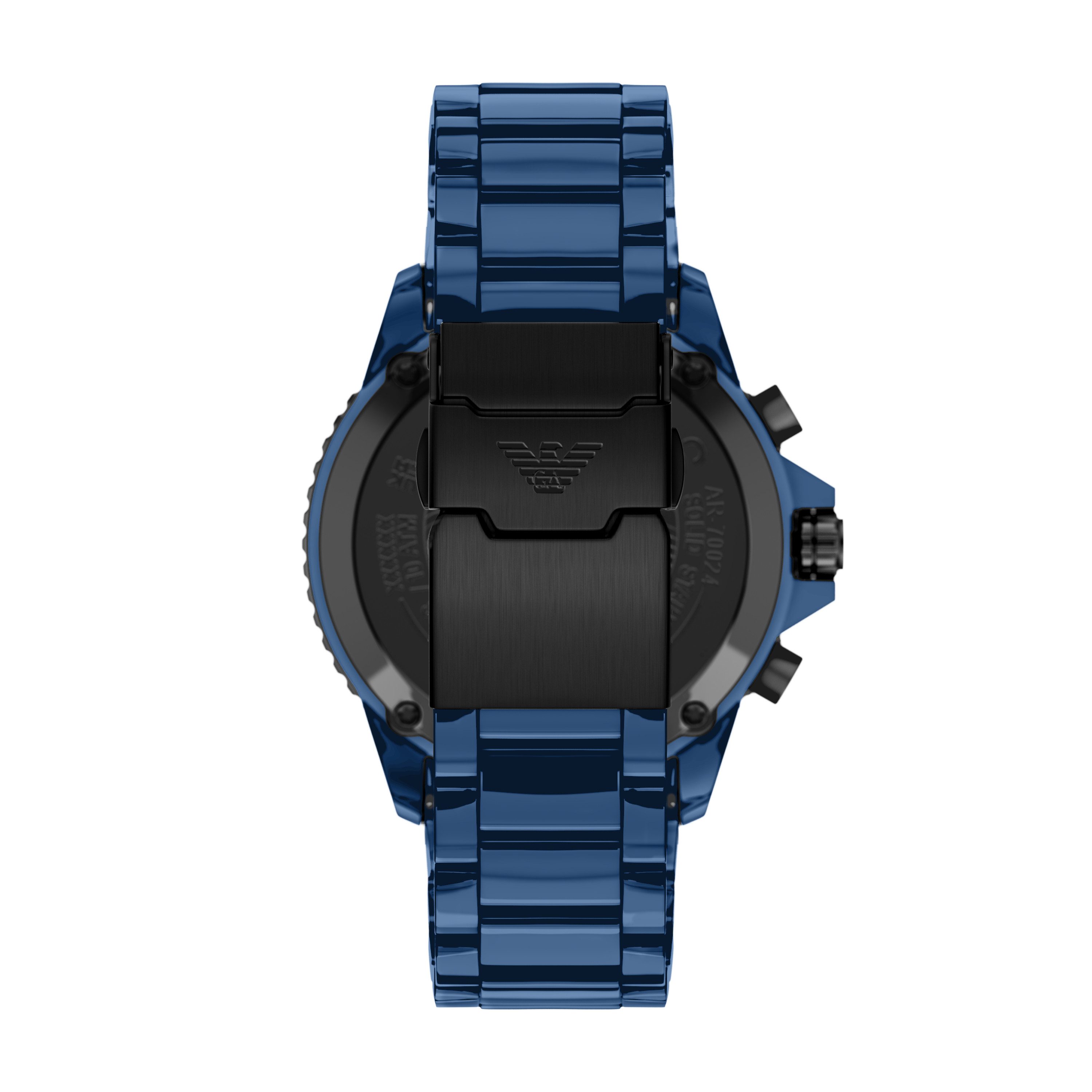 Emporio Armani Chronograph WORLD EXPLORER AR70024, Armbanduhr, Solar, Keramik, analog, Tag, Stoppfunktion – Bild 3 von 4