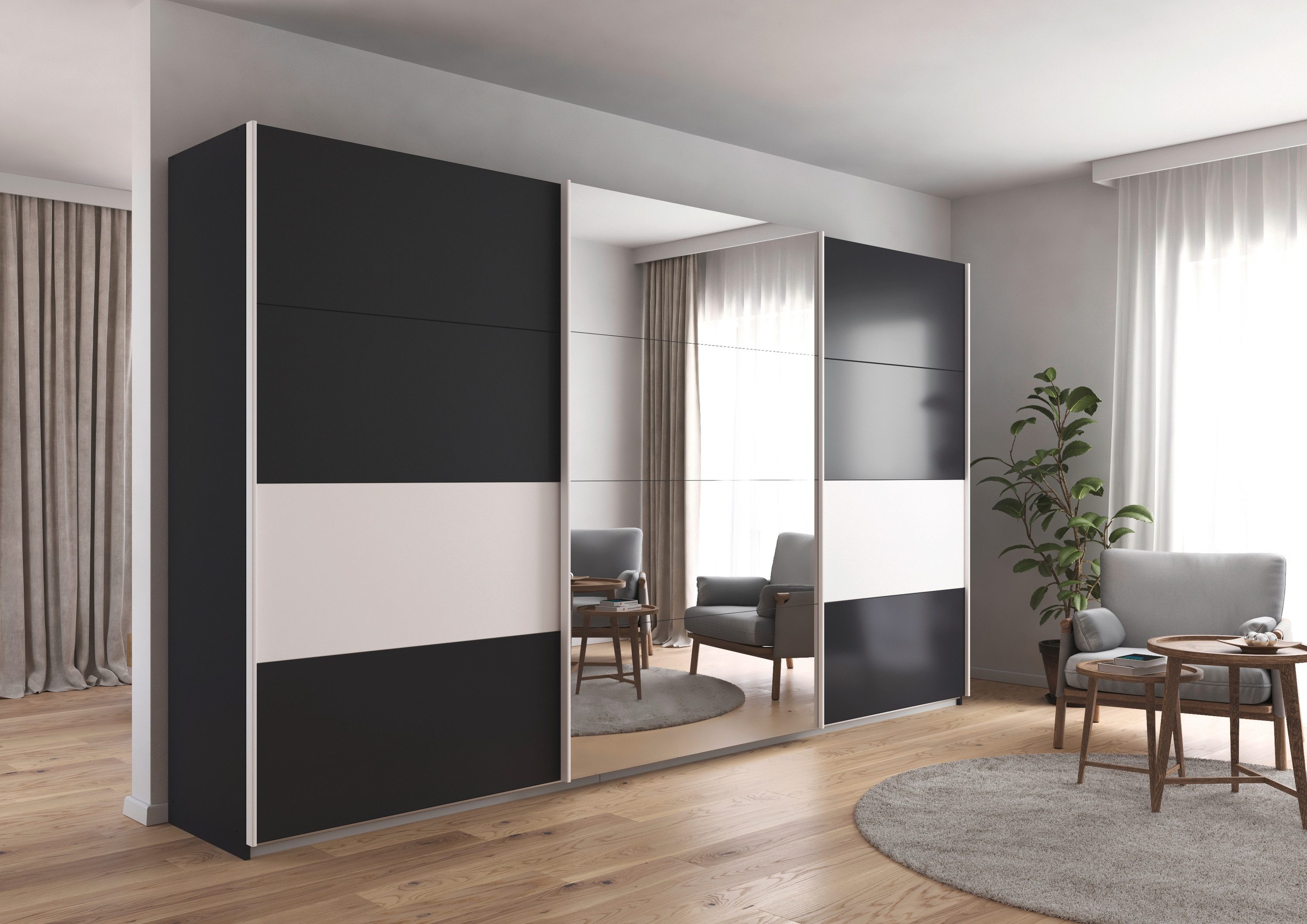 rauch Schwebetürenschrank "Kleiderschrank Schrank Garderobe CORTONA", inkl. günstig online kaufen
