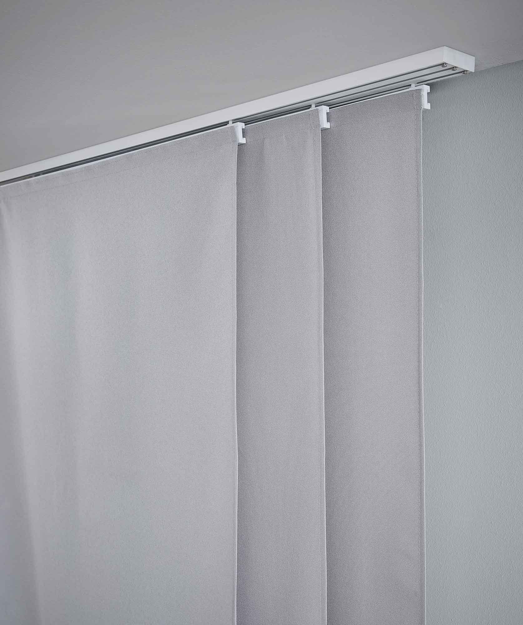 Gardinenbox Paneelwagen, (16-St., 16er Set), Flächenvorhang Schiebegardine günstig online kaufen