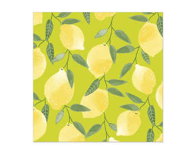 ARTEBENE Papierserviette Serviette 33x33 - Zitronen/lime