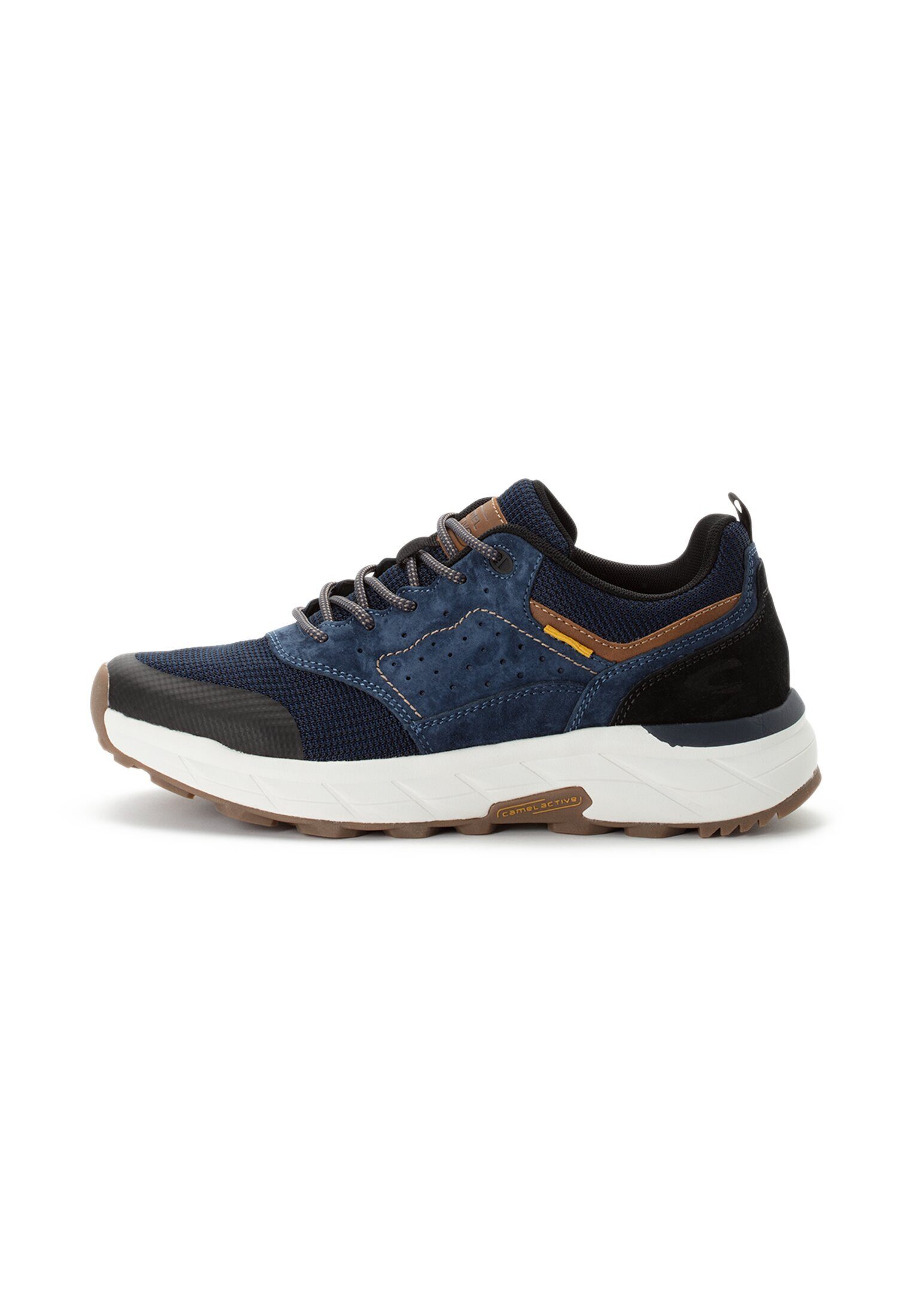 aus Nubukleder und Textil Sneaker