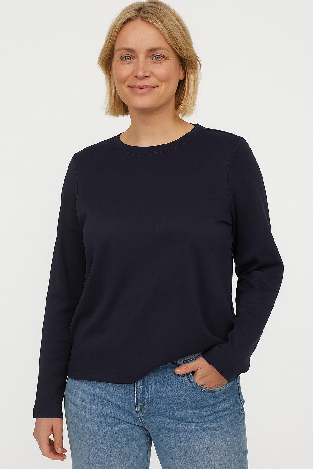 Vero Moda Langarmshirt VMPAULINA LS T-SHIRT GA JRS NOOS günstig online kaufen