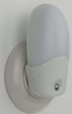 niermann LED Nachtlicht, LED fest integriert, Stecker-Nachtlicht 3in1 mit Dämmerungsensor, Set aus 2 Stück