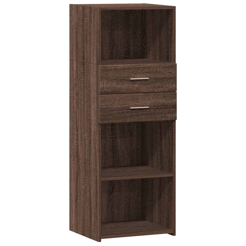 vidaXL Highboard Highboard Braun Eichen-Optik 45x42,5x124 günstig online kaufen