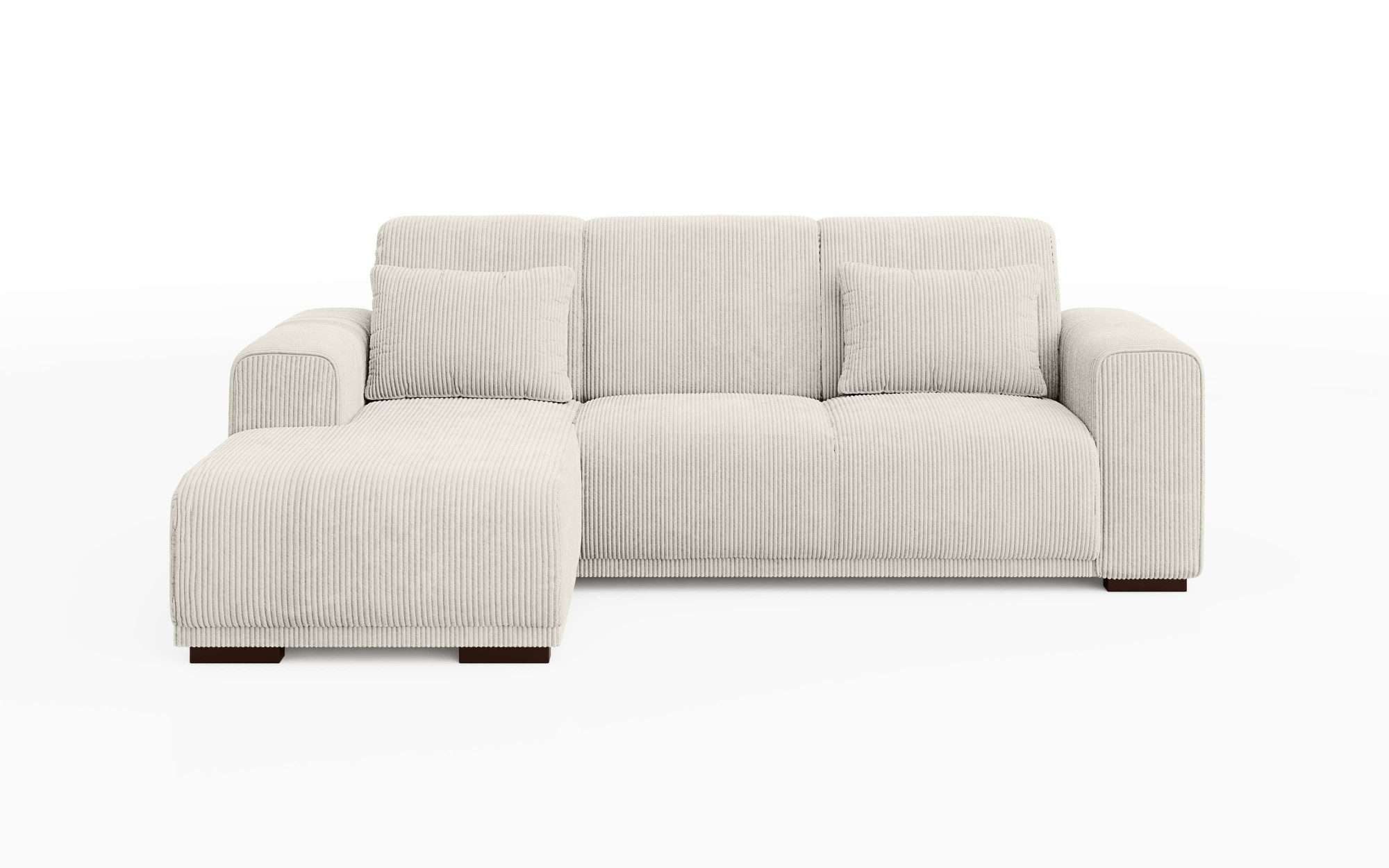OTTO home Ecksofa BORNHOLM L-Form, B: 234 cm - OTTO. Verlässliche Qualität., Recamiere links oder rechts bestellbar, Wellenfederung, inkl. 2 Kissen