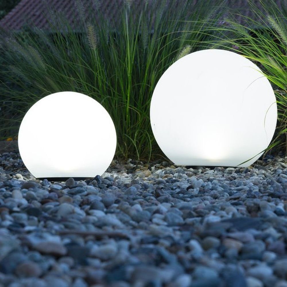 click-licht LED Solarleuchte Solar LED Kugel Boule 250mm, keine Angabe, Leuchtmittel enthalten: Ja, fest verbaut, LED, warmweiss, Solarleuchten