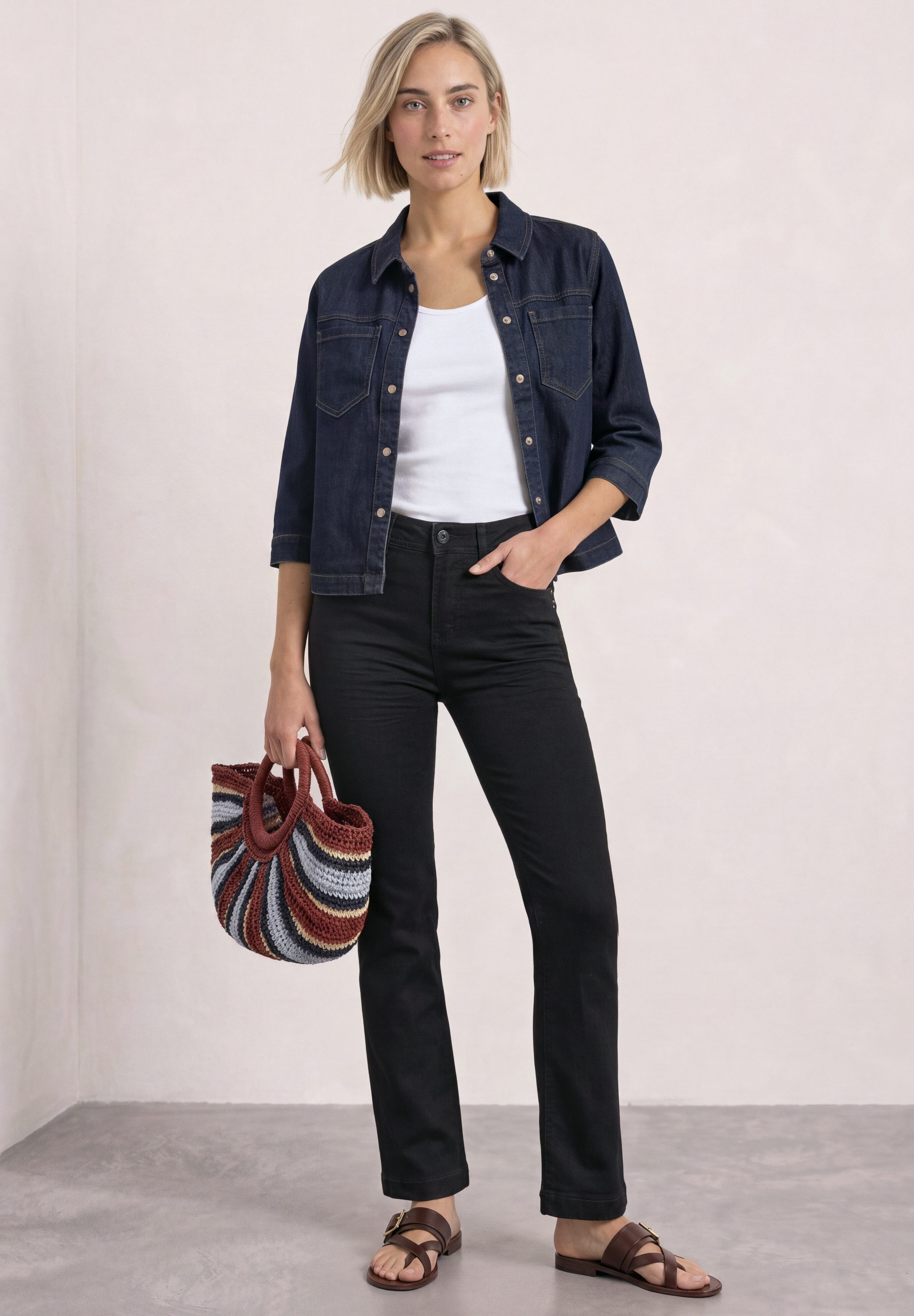 STREET ONE Slim-fit-Jeans 5-Pocket-Style – Bild 4 von 5