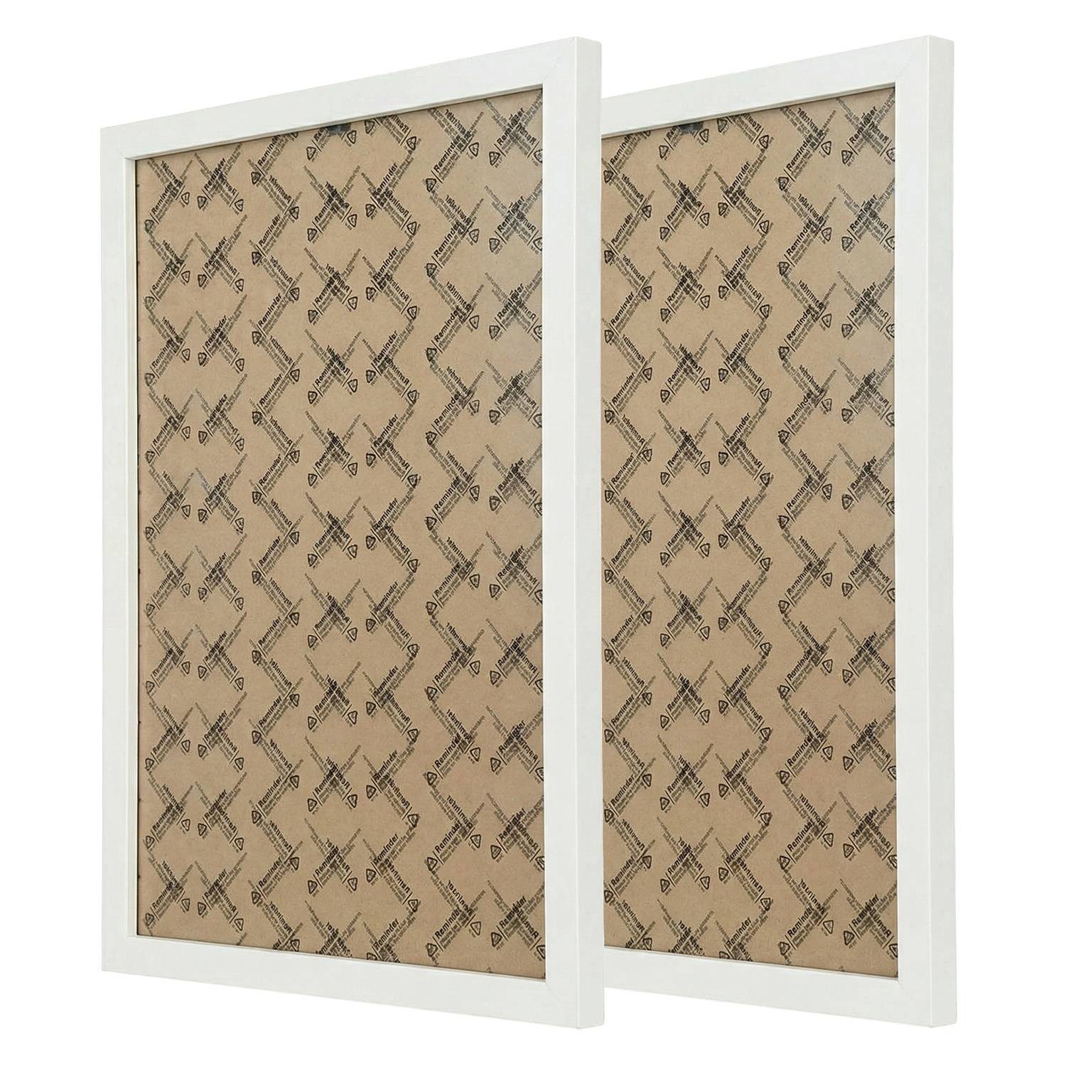 Licht-Erlebnisse Bilderrahmen-Set BILDERRAHMEN, (1 St), 2er Set DIN A3 Weiß 45 x 32,5 cm Holz Kunststoff bruchsicher Wand