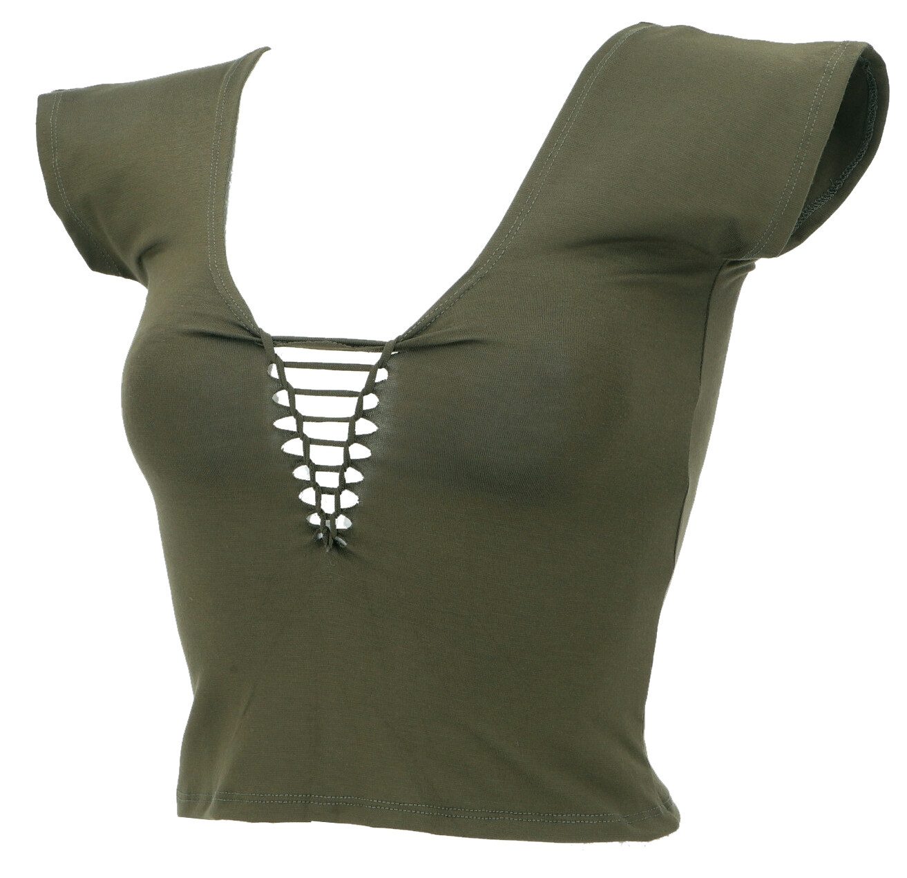 Guru-Shop T-Shirt Bauchfreies Goa Psytrance Pixi Shirt, Choli Top.. Festiva günstig online kaufen