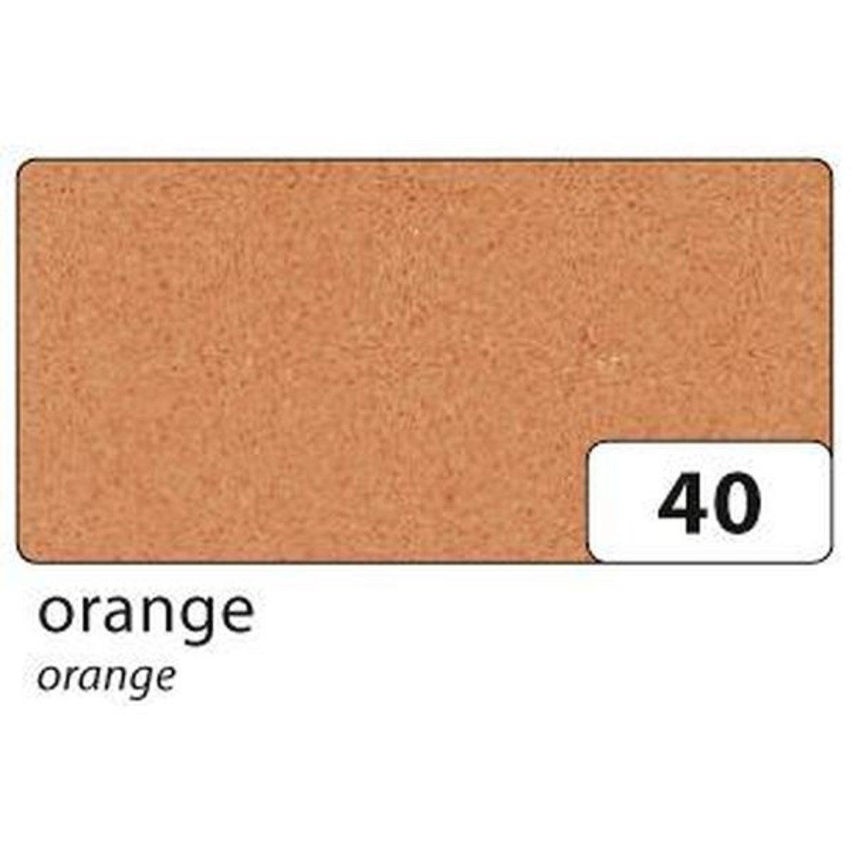 Folia Max Bringmann KG Moosgummi folia Moosgummi orange 29x40cm 5 Blatt
