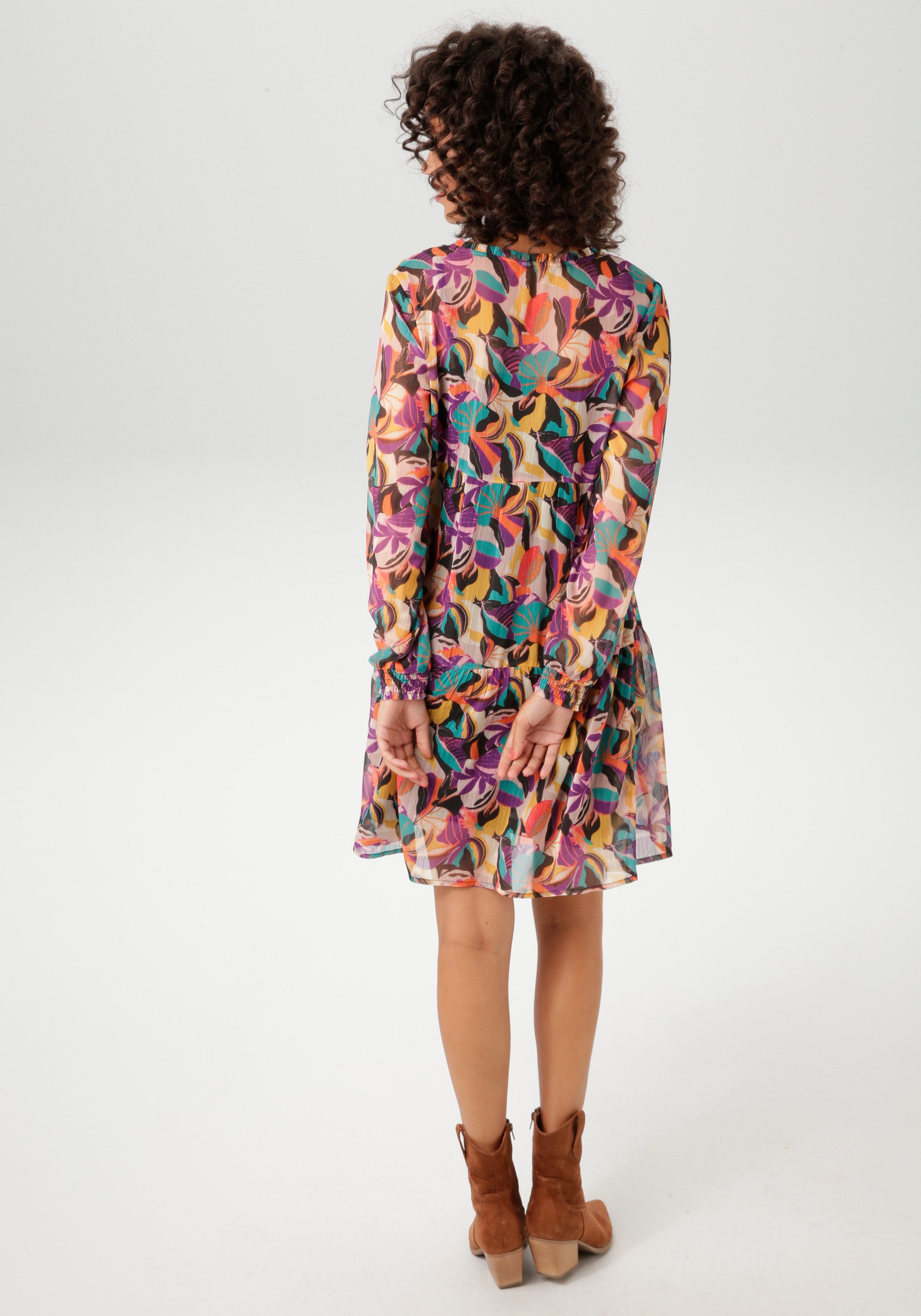 Aniston CASUAL Blusenkleid (mit Jersey-Unterkleid) mit günstig online kaufen