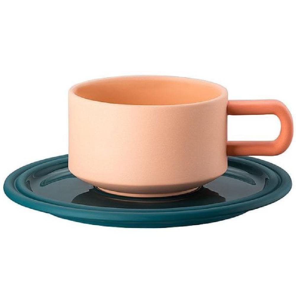 Rosenthal Tasse Teetasse mit Untertasse Tongue Pelican (2-teilig)