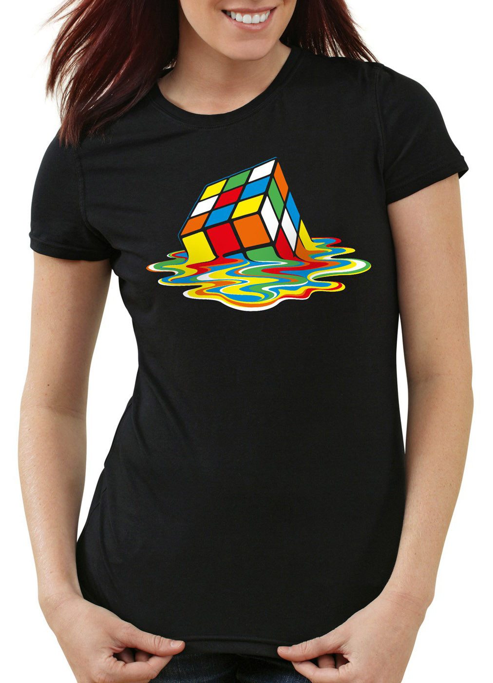 style3 T-Shirt Sheldon Zauberwürfel melting cube günstig online kaufen