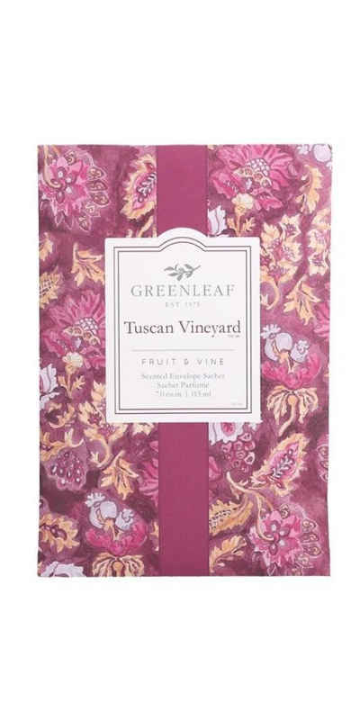 Greenleaf Raumduft Duftsachet Tuscan Vineyard 115ml, Parfümierte Tonerde im Duftbeutel