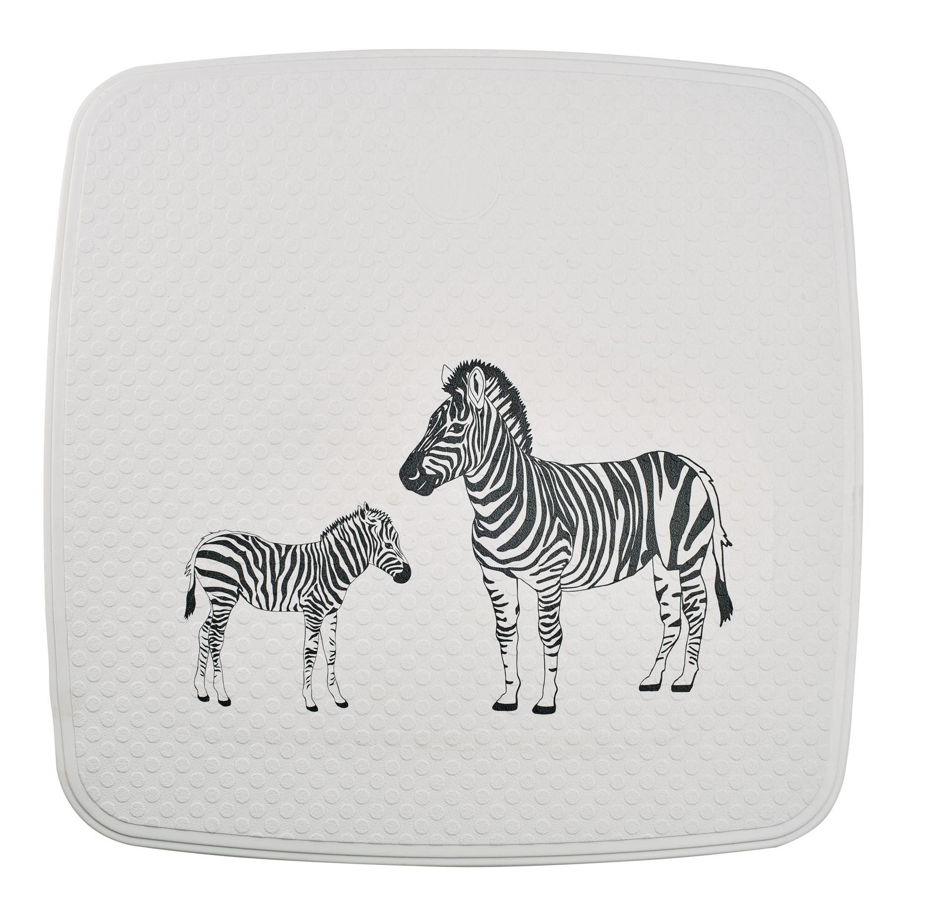 Ridder Duscheinlage Zebra weiß, B: 54 cm