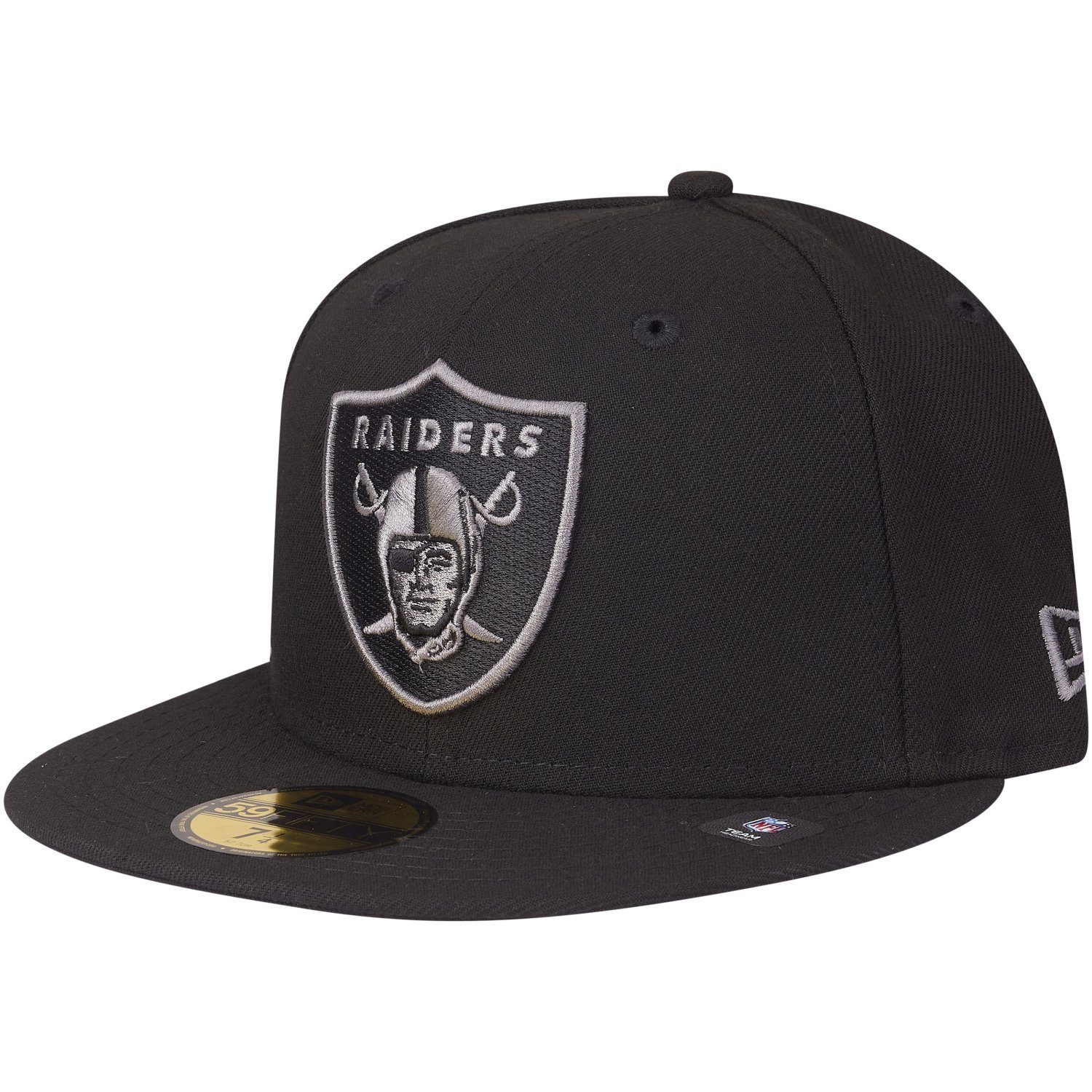 Las Fitted 59Fifty Era Vegas Raiders silber New Cap