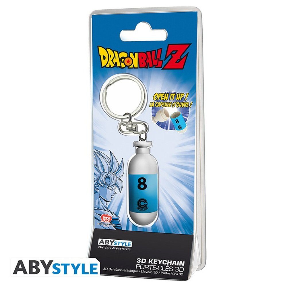 Ball Blue 3D Z Capsule Schlüsselanhänger ABYstyle - Dragon
