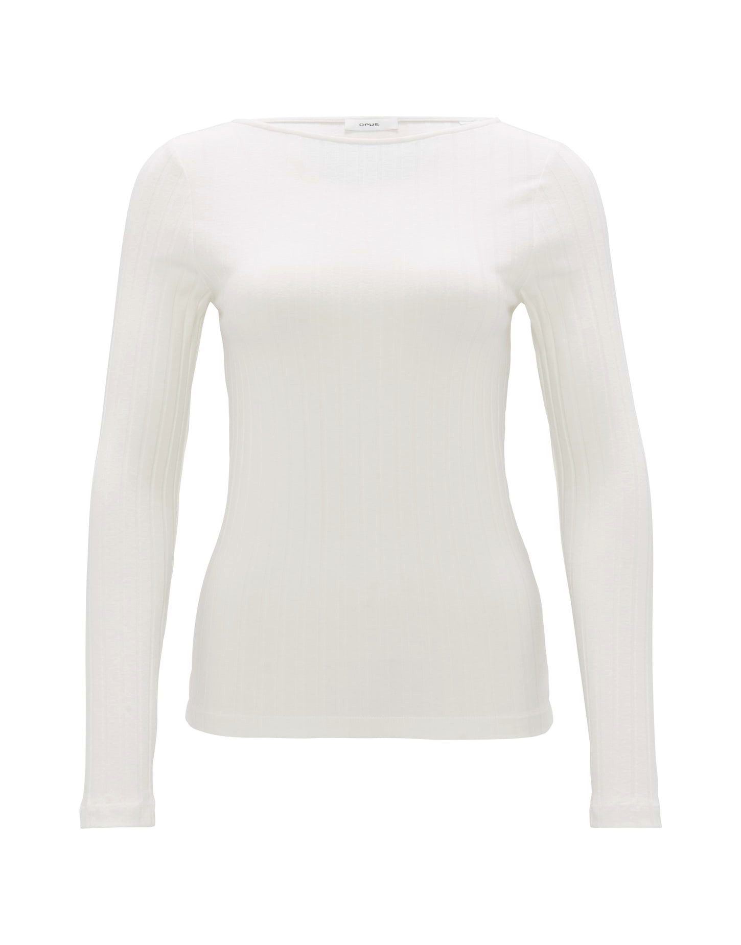 OPUS Langarmshirt Rippshirt SOVKE Slim aus günstig online kaufen