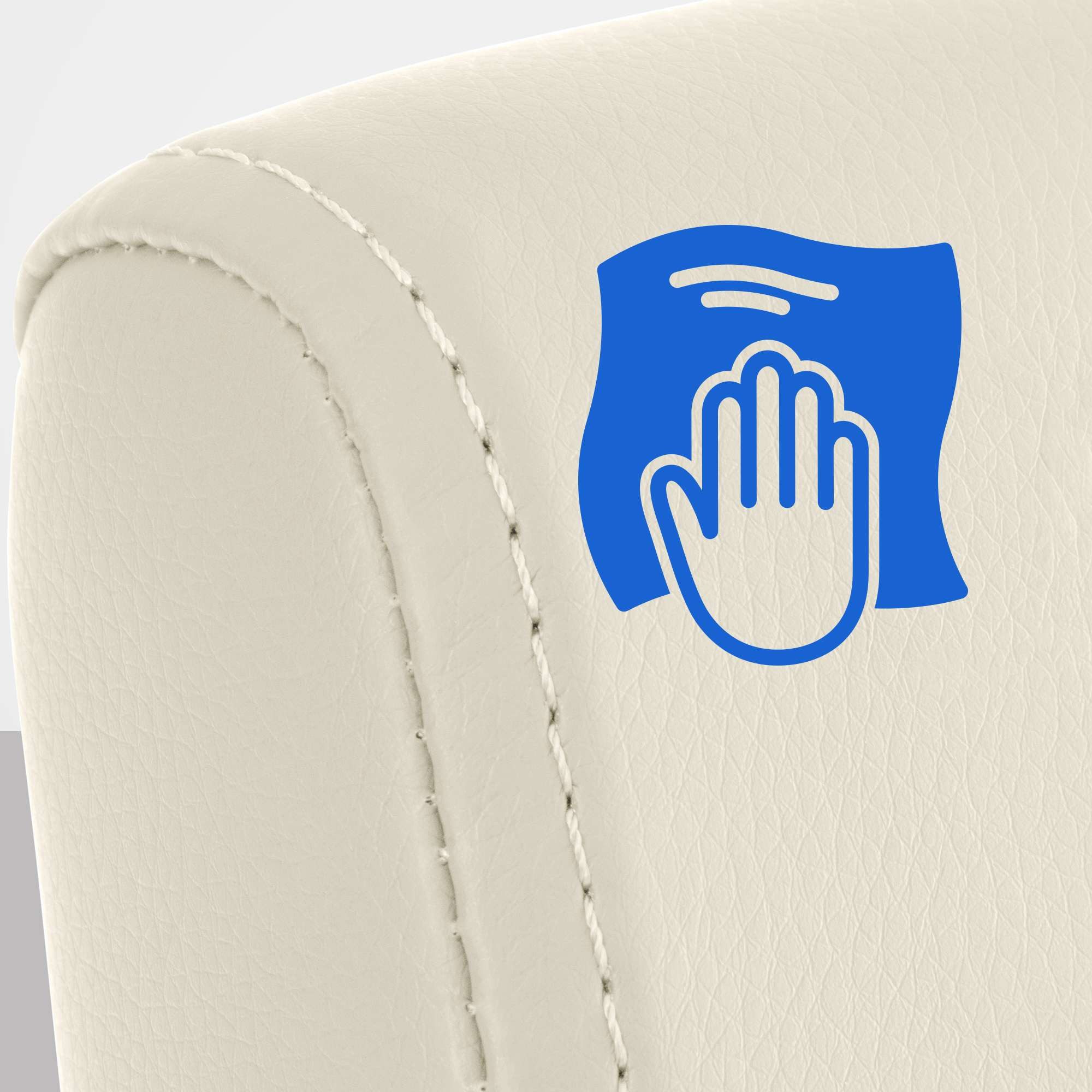 CLP Esszimmerstuhl Colmar, Kunstlederbezug, Gestell aus Edelstahl