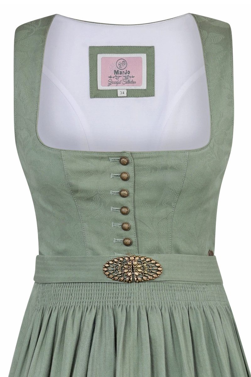 MarJo Dirndl Midi Dirndl 2tlg. - ROSENAU - pinie