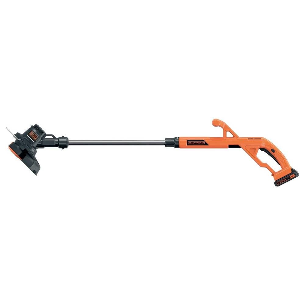 Black + Decker Akku-Rasentrimmer Akku Akku-Rasentrimmer inkl. Akku, inkl. Ladegerät, Höhenverstellbarer, inkl. Akku, inkl. Ladegerät, Höhenverstellbarer Griff