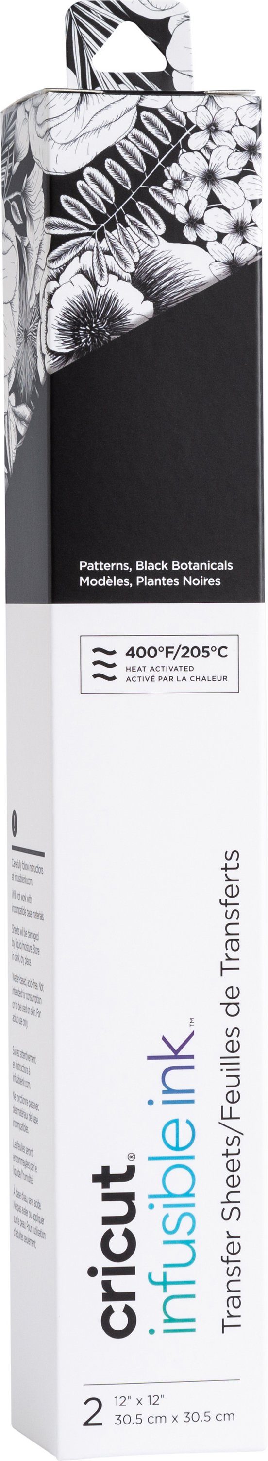 Cricut Dekorationsfolie Motiv Transferbogen Infusible Ink, 30,5 cm x 30,5 cm 2 Stück