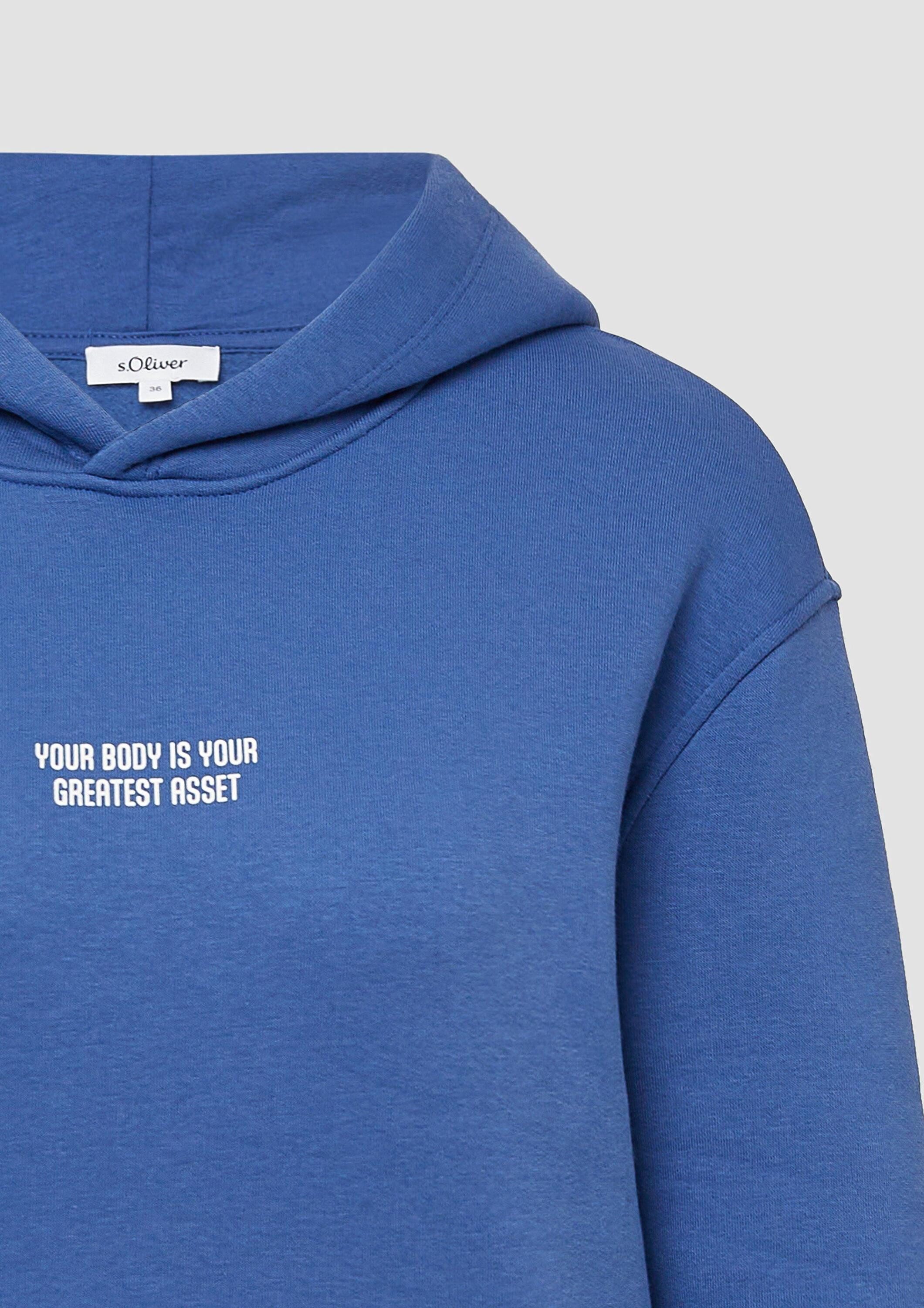 s.Oliver Sweatshirt Sweatshirt Cosy Sweatshirt im Relaxed Fit