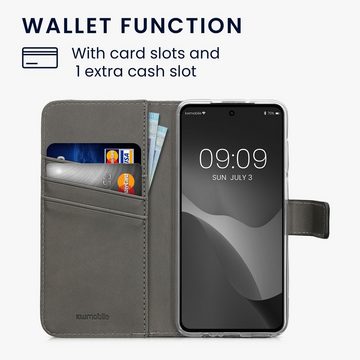 kwmobile Handyhülle Wallet Case für Motorola Moto G52 / Moto G82 5G, Hülle mit Ständer Kartenfächer - Handyhülle
