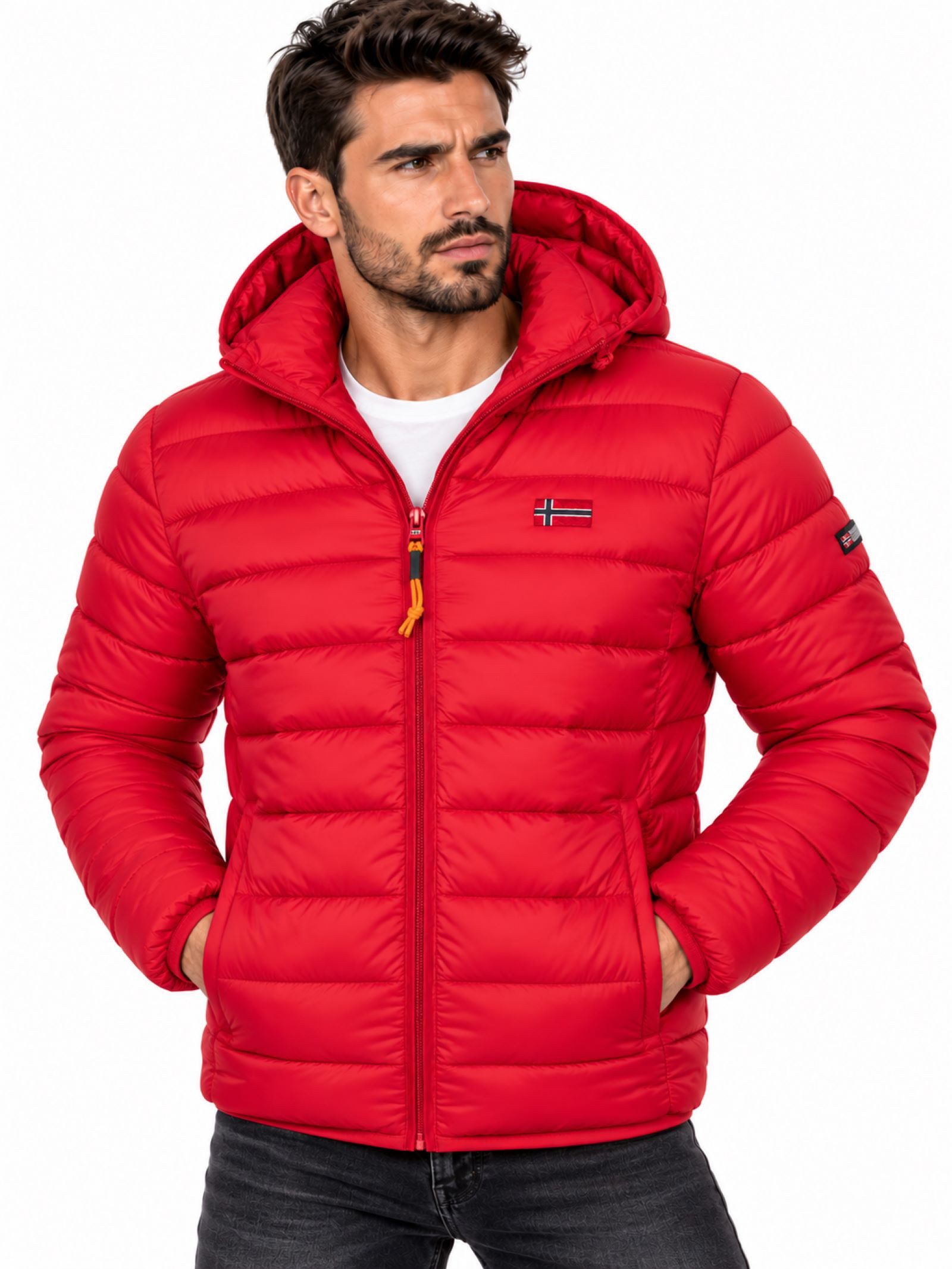 Geographical Norway Steppjacke Herren Herbst Winter Jacke Übergangsjacke Stepp Outdoor Leicht Warm