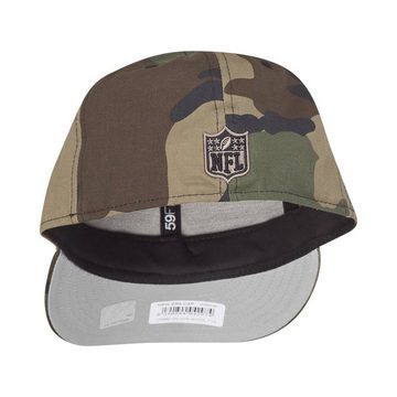 New Era Fitted Cap 59Fifty Low Profile NFL Teams woodland