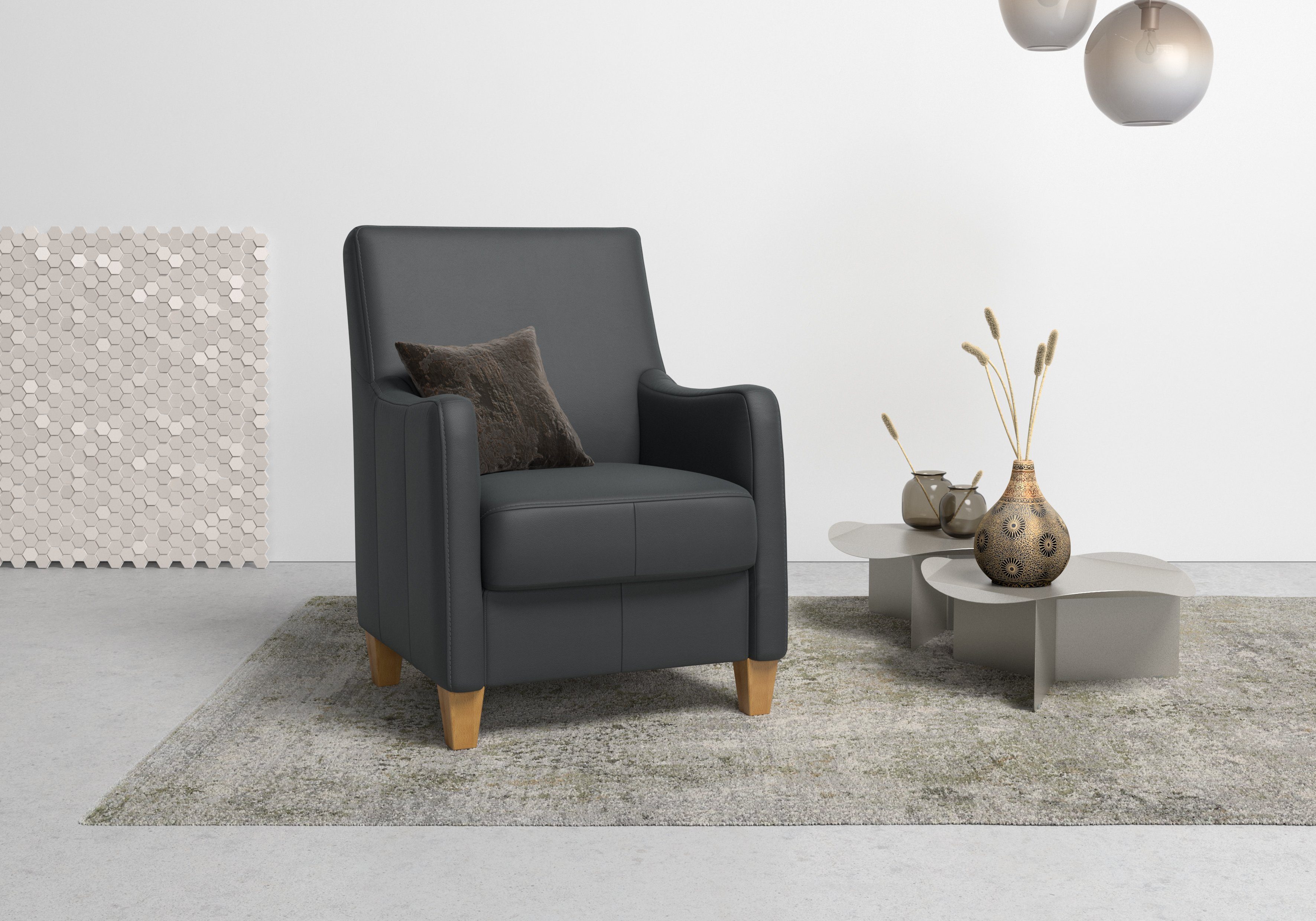 Home affaire Sessel Palmera, B: 70 cm, mit Federkern günstig online kaufen