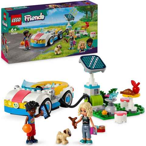 LEGO® Konstruktionsspielsteine E-Auto mit Ladestation (42609), LEGO Friends, (170 St), Made in Europe