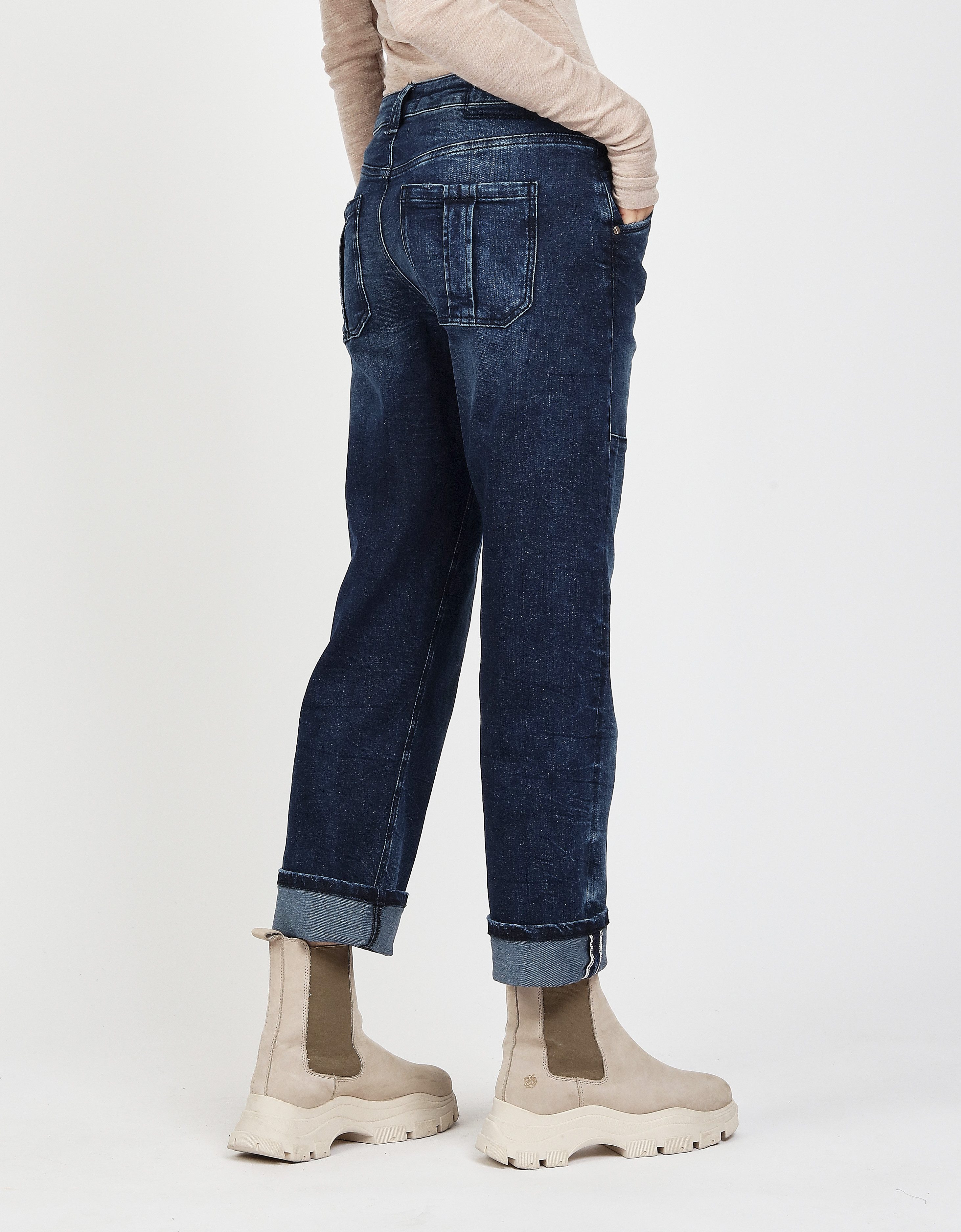 GANG Straight-Jeans 94THELMA WORKER mit aufgesetzten günstig online kaufen