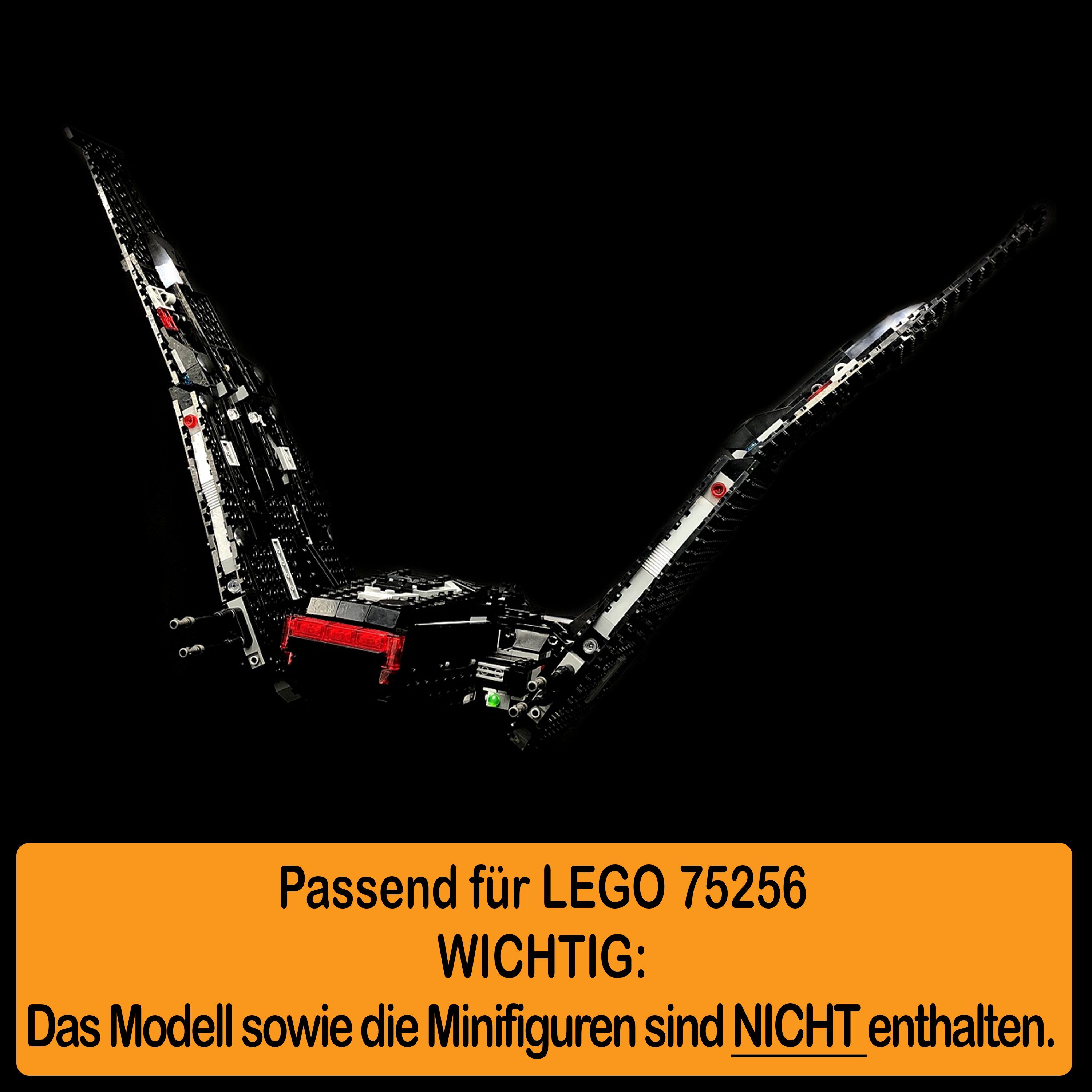 einstellbar, zusammenbauen), Shuttle Acryl und Winkel Stand Germany LEGO 75256 Made Positionen AREA17 Kylo Ren´s selbst 100% (verschiedene in für Display Standfuß zum