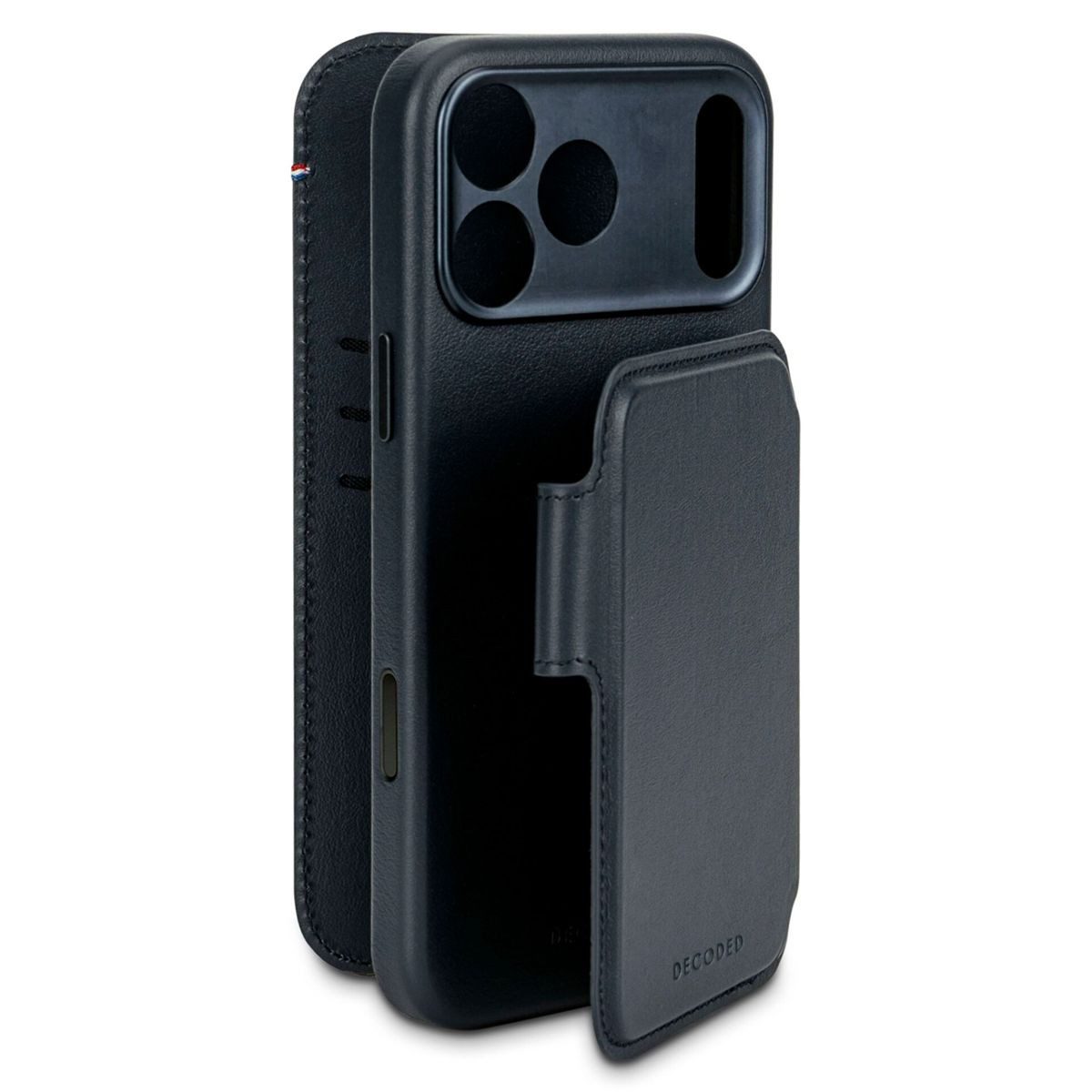 DECODED Smartphone-Hülle Leather Detachable Wallet iP 17 Pro Max Navy