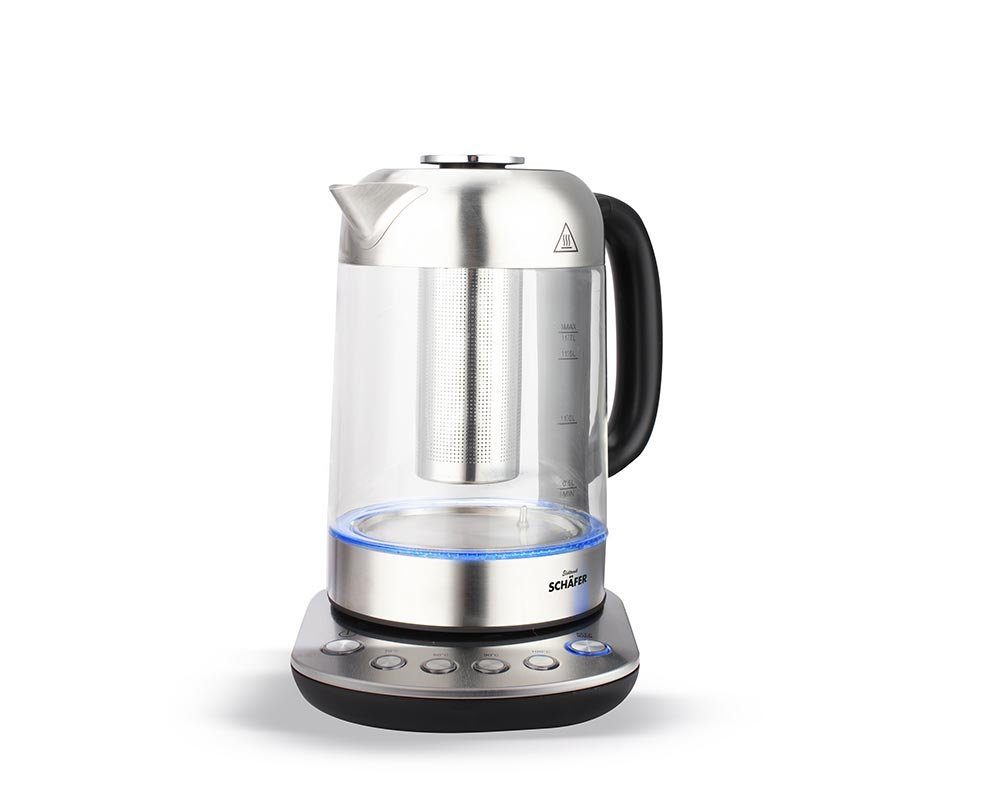 Wasserkocher Wasserkocher 1,7L mit LED & STRIX-CONTROL Edelstahl 1850-2200W